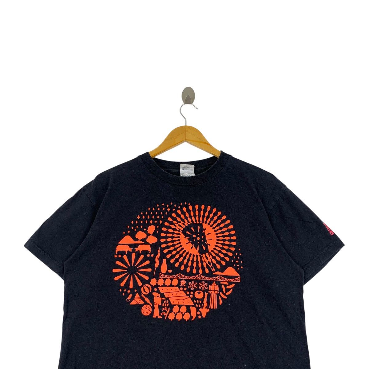 Vintage JAPAN TRADITIONAL Nagaoka Fireworks Festival Tee Shirt Size L / US 10 / IT 46 - 2 Thumbnail