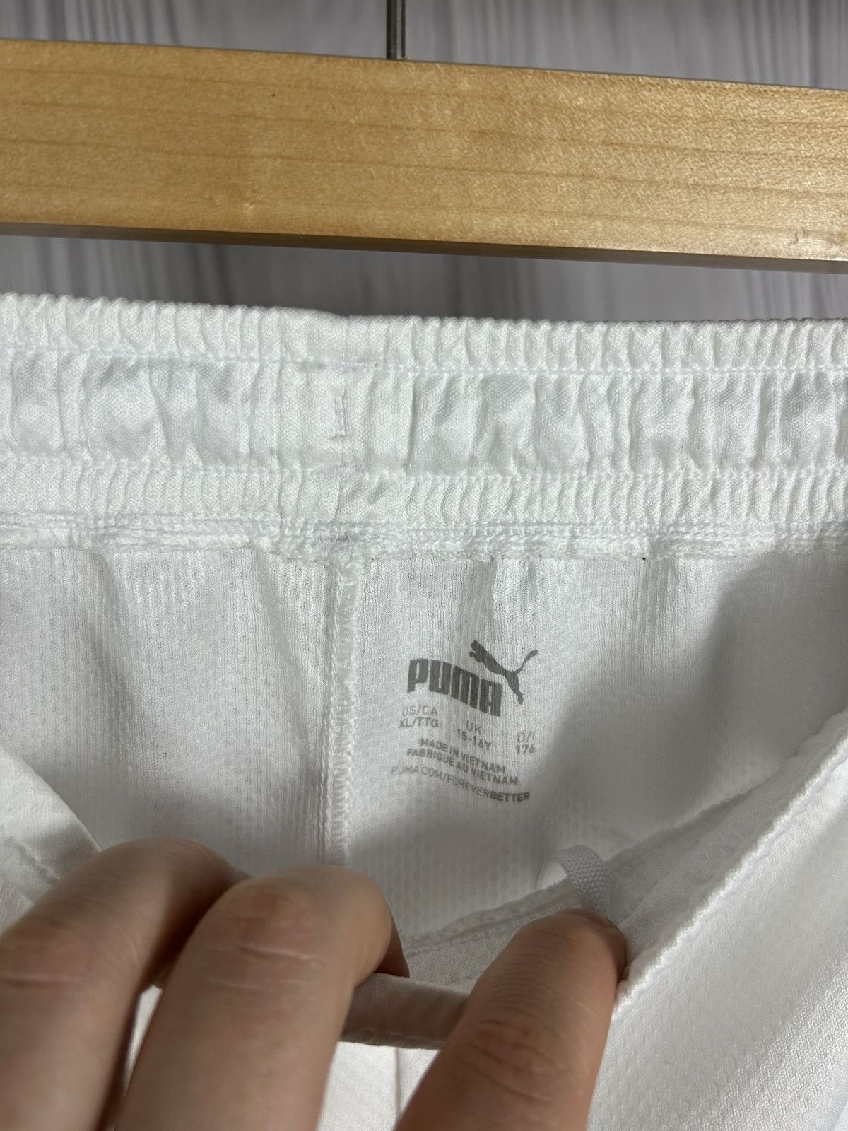 Puma Puma Italy 22/23 Boys White Soccer Shorts Size XL Boys Size US 30 / EU 46 - 8 Thumbnail