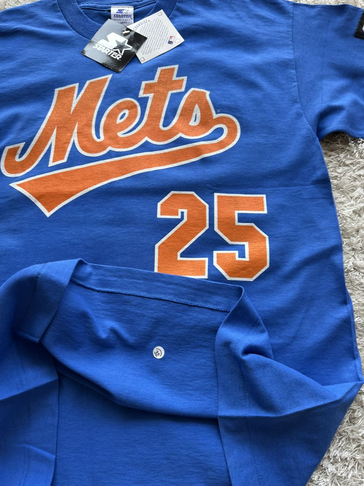 Starter Starter MLB New York Mets Vintage 1994 T Shirt Single Stitch Size US L / EU 52-54 / 3 - 12 Thumbnail