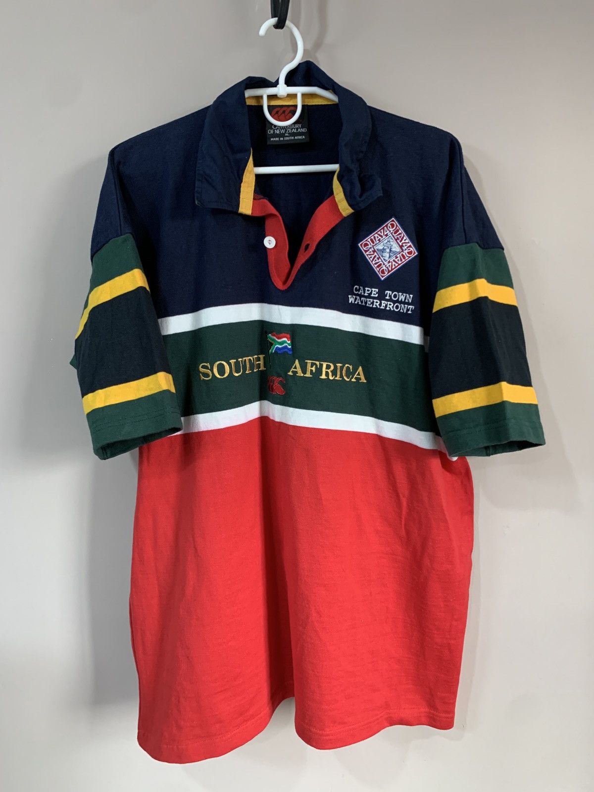 Canterbury of New Zealand × Vintage South Africa Vintage Rugby Union Shirt Canterbury Retro XL Size US XL / EU 56 / 4 - 1 Thumbnail