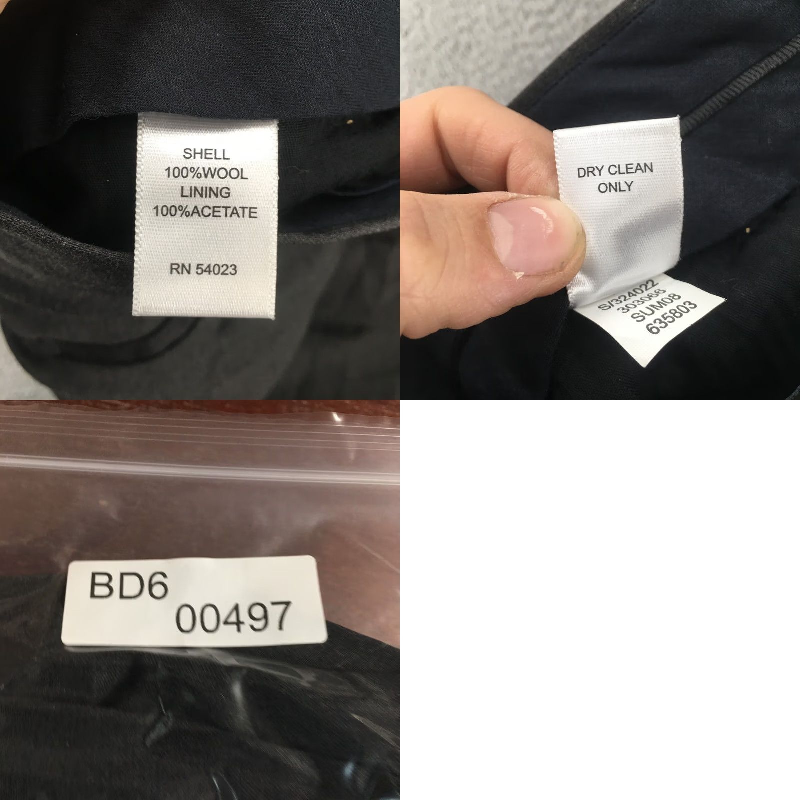 Banana Republic Banana Republic Gray Wool Dress Pants Womens 36/30 Mid Rise Flat Front Modern Classic Size 25" / US 0 / IT 36 - 10 Thumbnail