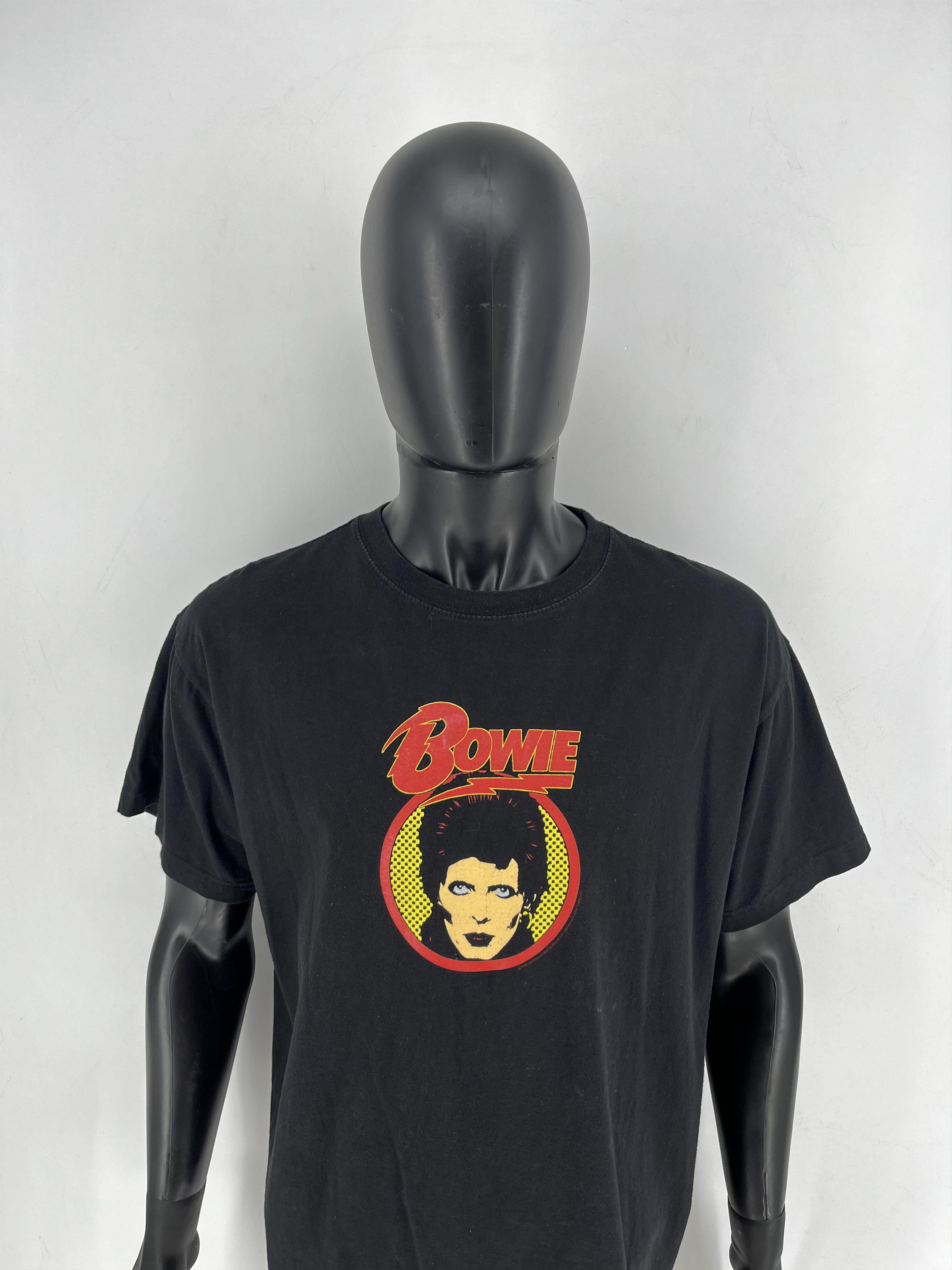 Other Men’s Vintage T-Shirt Bowie 2003 Size L Rock Band Black Size US L / EU 52-54 / 3 - 5 Thumbnail