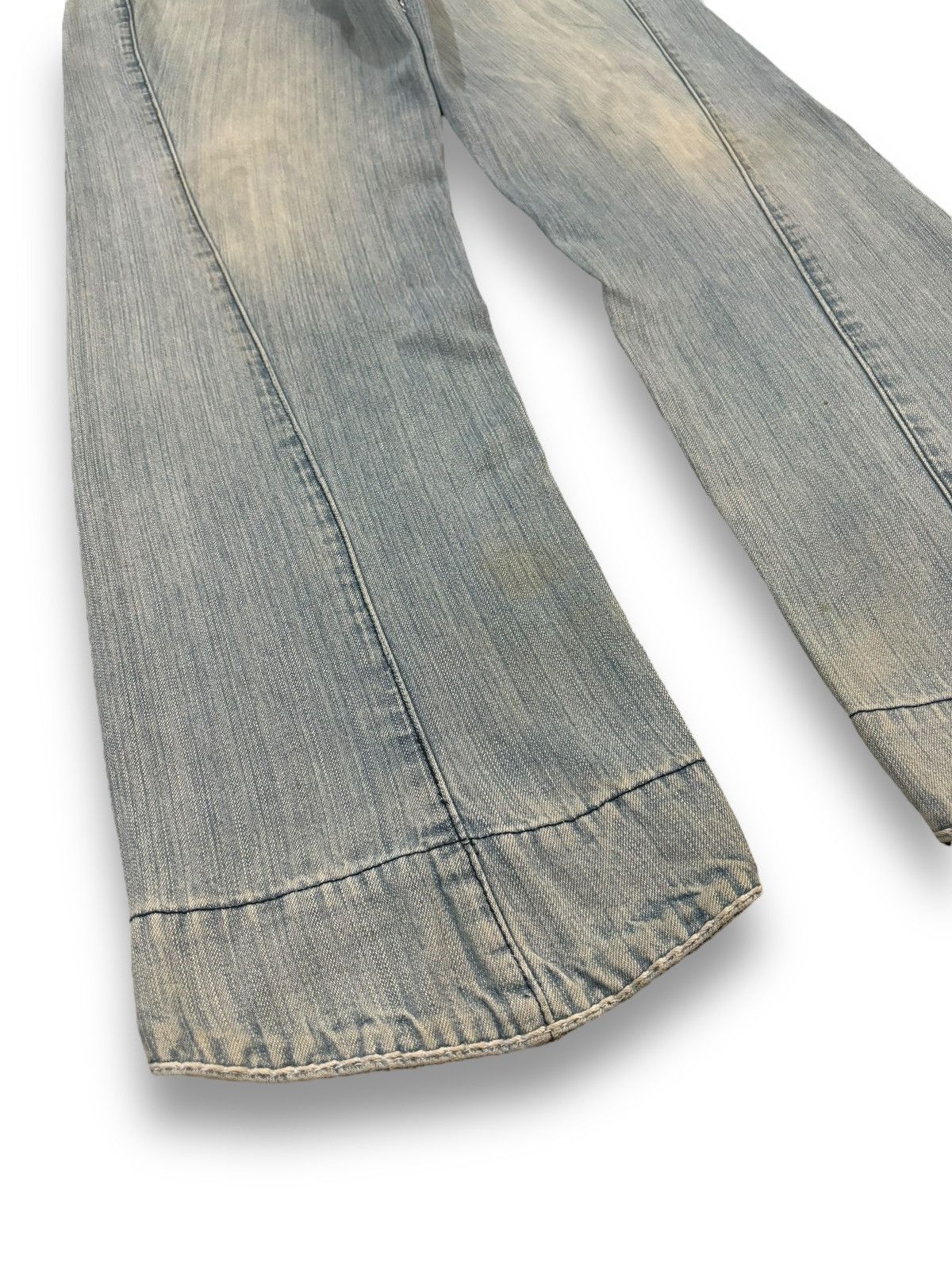 Blue Blue Japan Vintage Japanese Brand Rusty Blue Wash Loose Fit Jeans Size US 30 / EU 46 - 8 Thumbnail