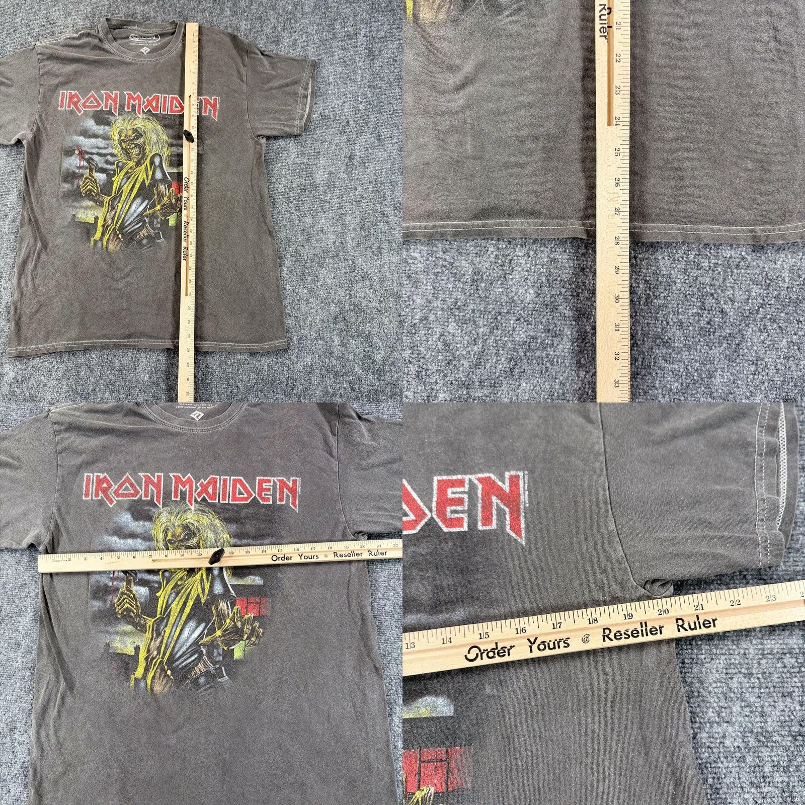 Vintage VINTAGE Iron Maiden Shirt Mens M Band Tee Graphic Eddie 2020 Gray/Black T-Shirt Mens Medium Rock Music Size US M / EU 48-50 / 2 - 8 Thumbnail