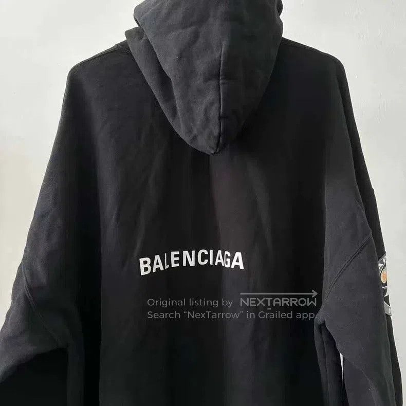 Balenciaga Balenciaga NASA collaboration black patch embroidery hoodi Size US XS / EU 42 / 0 - 4 Thumbnail