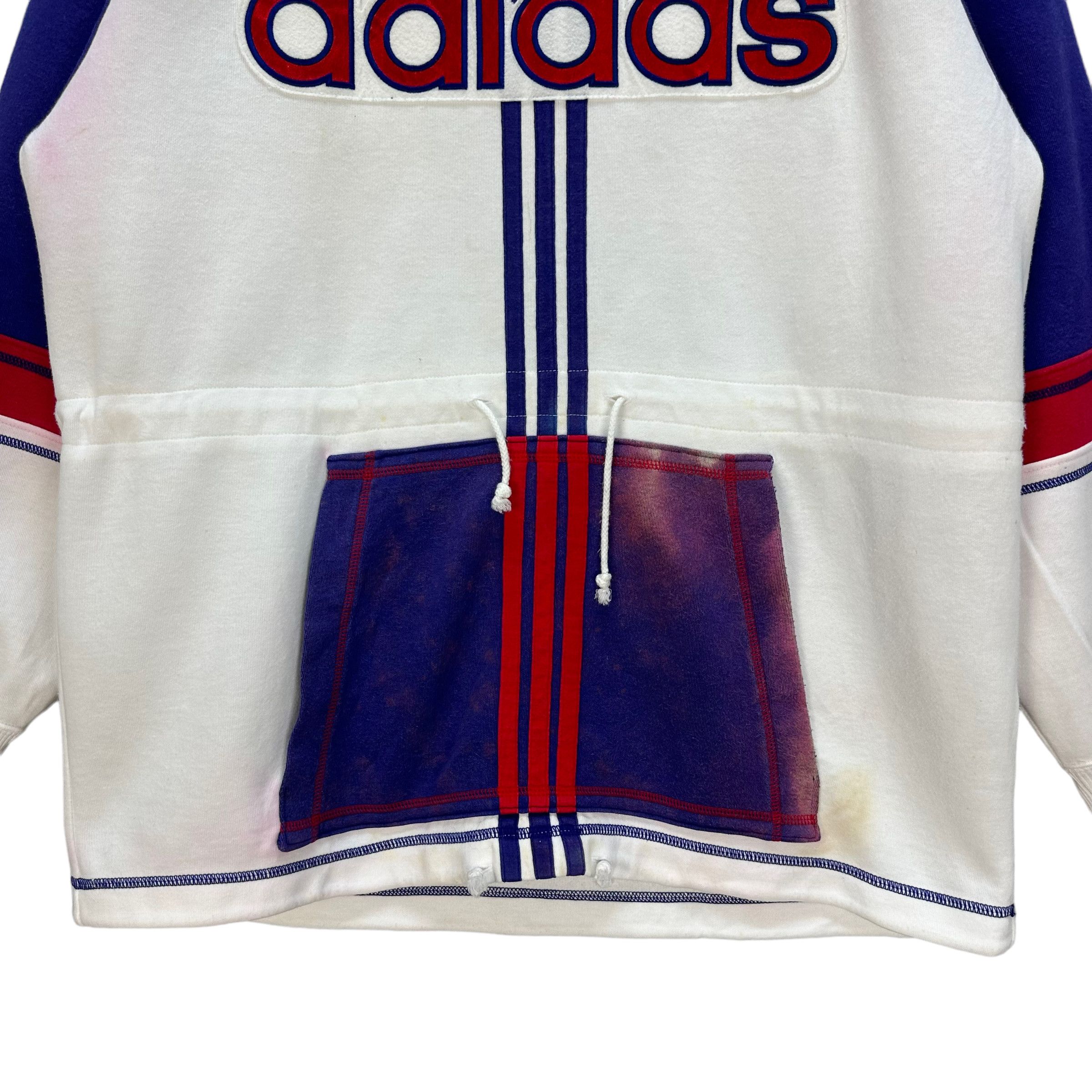 Adidas VINTAGE ADIDAS TREFOIL BIG LOGO JUMPER #8204-212 Size US M / EU 48-50 / 2 - 5 Thumbnail