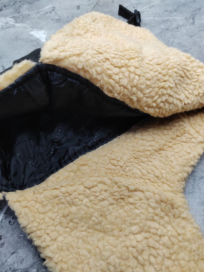 Japanese Brand Vintage Y2k Fleece Earflap Cap Hat Size ONE SIZE - 6 Thumbnail