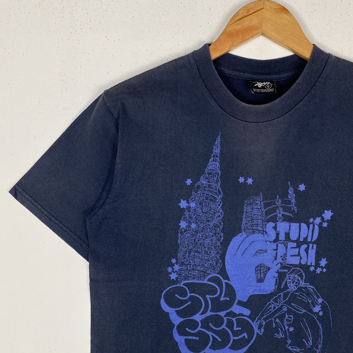 Stussy VINTAGE STUSSY STUPID FRESH SUNFADED TEE Size US S / EU 44-46 / 1 - 3 Thumbnail
