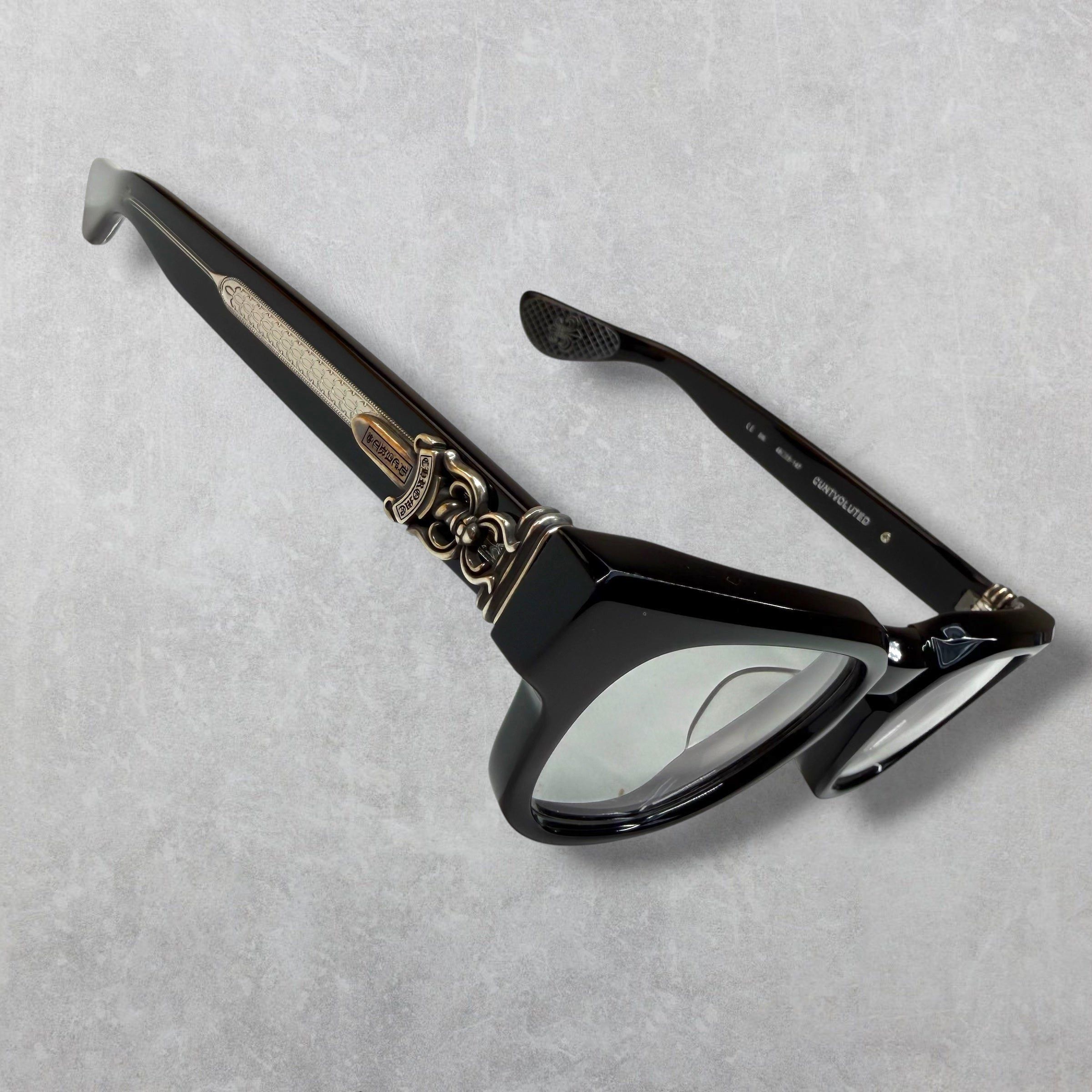Chrome Hearts Chrome Hearts Cuntvoluted Black Glasses Size ONE SIZE - 2 Thumbnail