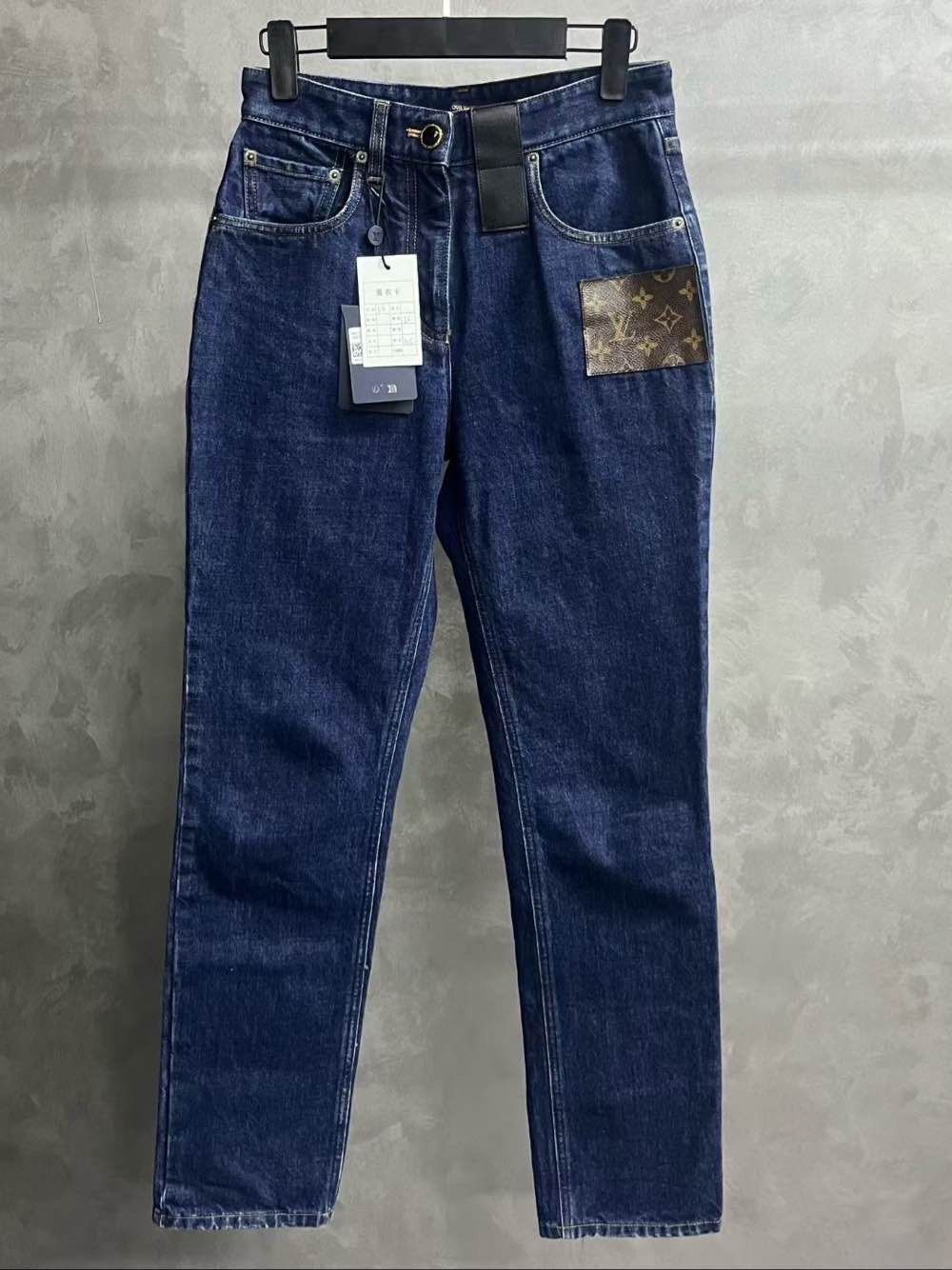 Louis Vuitton Louis Vuitton Monogram Patch Jeans Size 36 Size 25" / US 0 / IT 36 - 1 Thumbnail