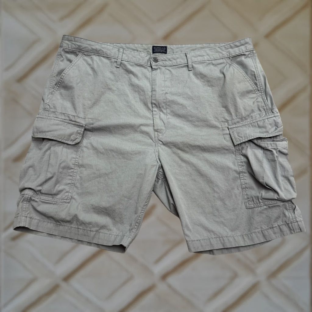 Levi's Levi's Cargo Shorts Mens Big & Tall 44 Gray 100% Cotton Ripstop Pocket Cargo Pocket Casual Outdoor Size US 30 / EU 46 - 1 Thumbnail