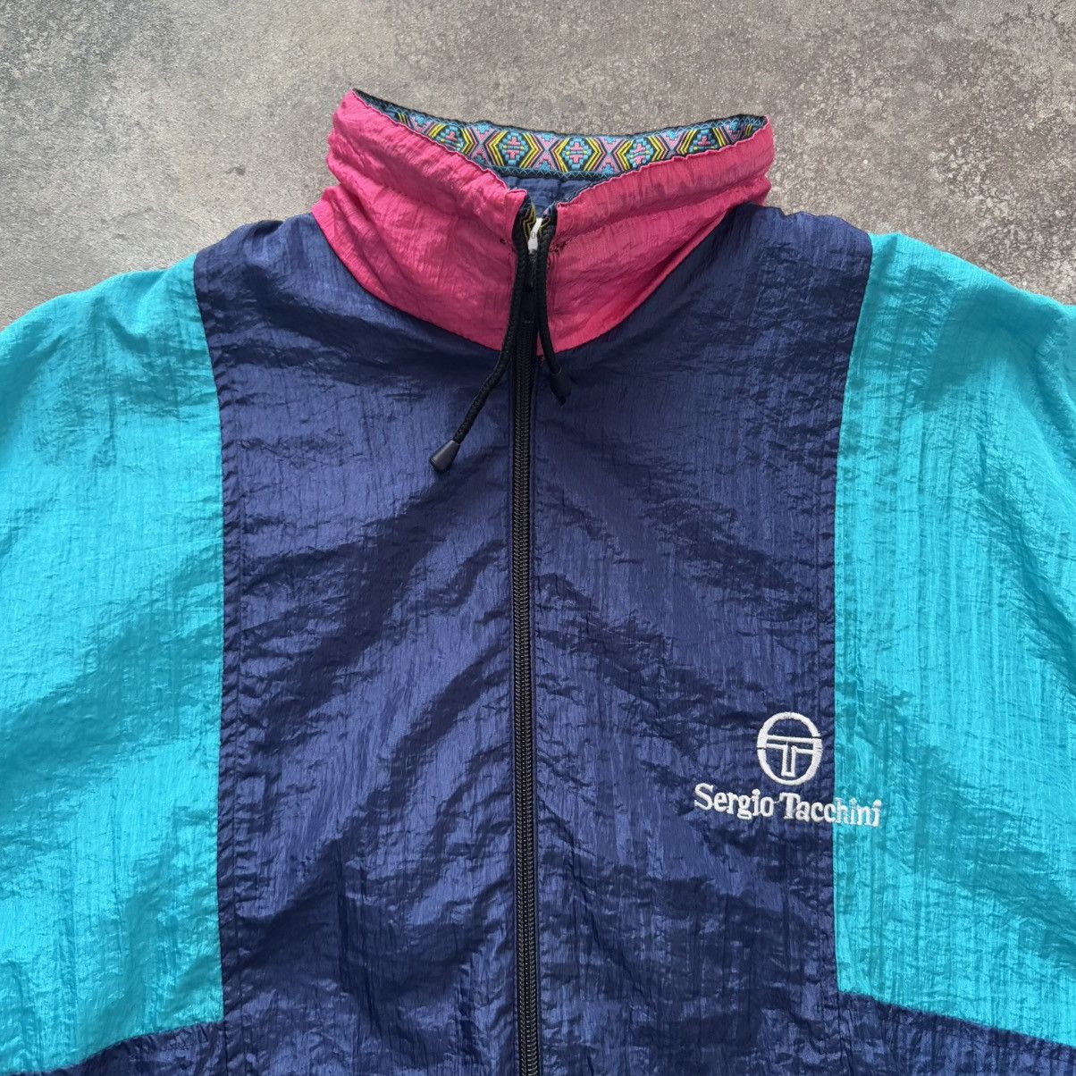 Sergio Tacchini × Vintage 80s Sergio Tacchini Vintage Track Jacket Size US M / EU 48-50 / 2 - 7 Thumbnail