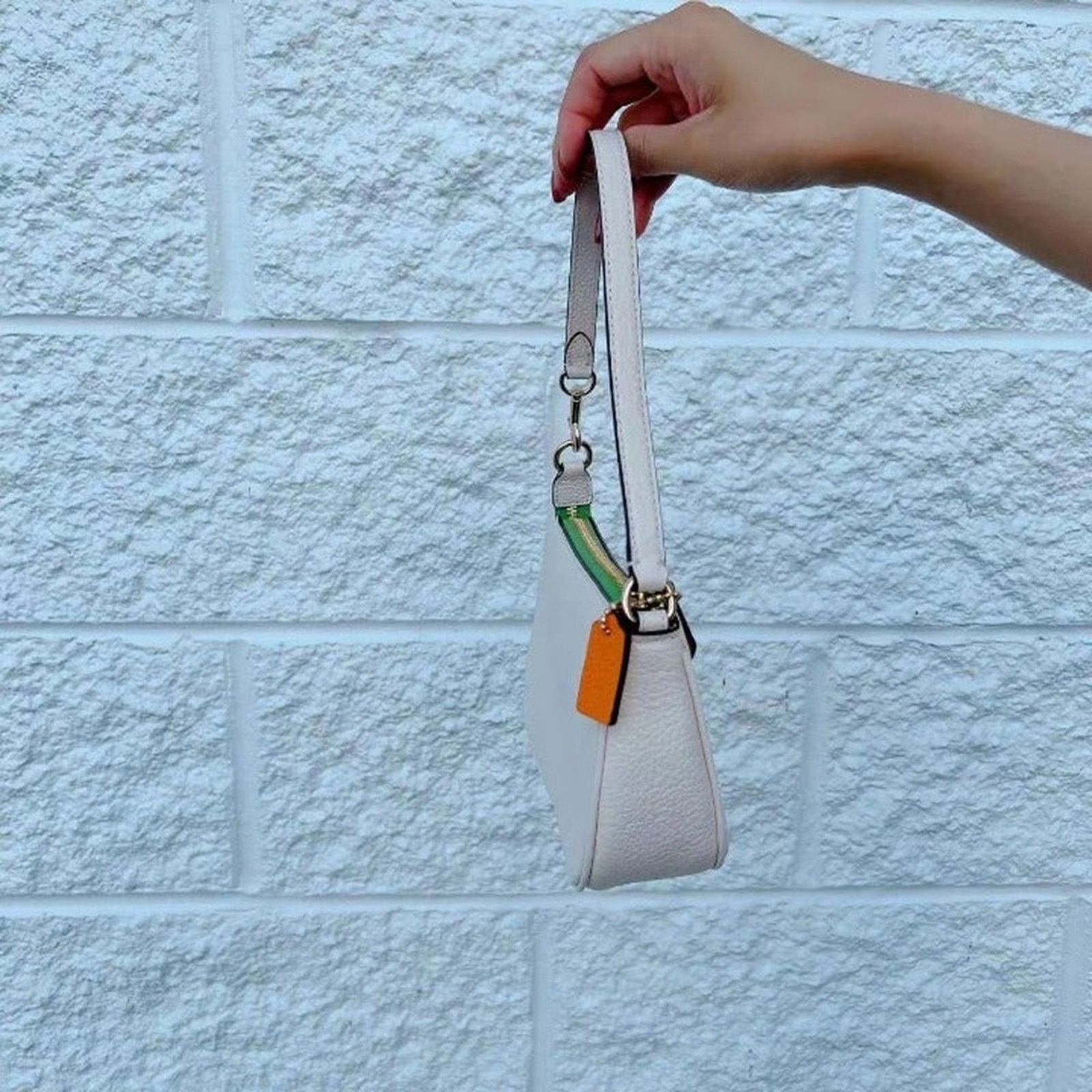 Coach Coach CA438 Nolita 19 With Rainbow Coach In Chalk Multi Size ONE SIZE - 2 Thumbnail