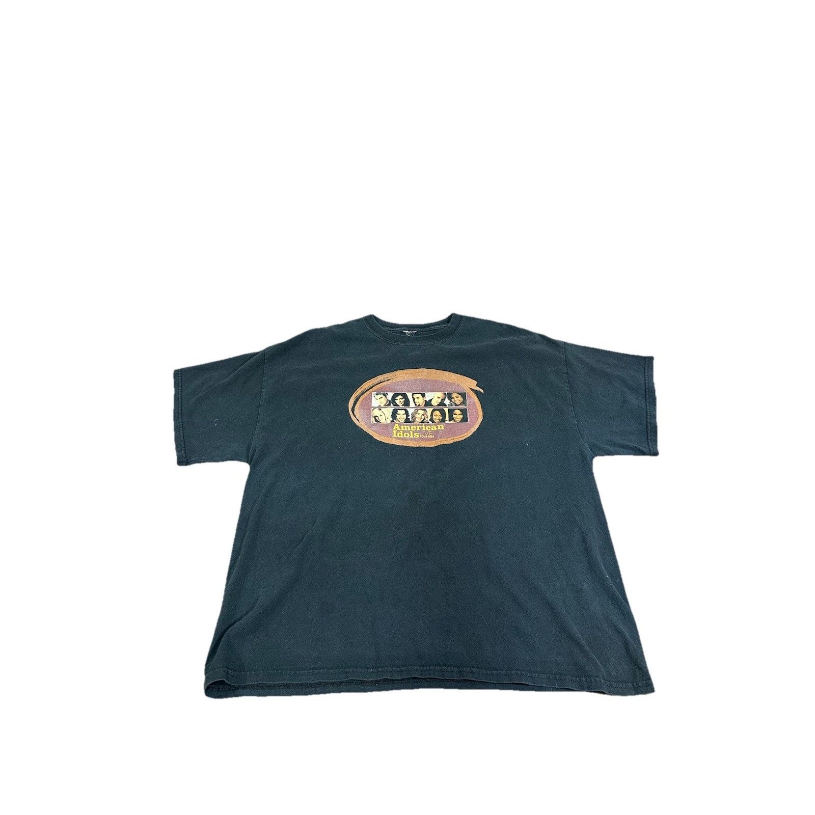 Vintage Vintage American Idol Tour 2006 T-Shirt Simon Cowell Paula A Size US XL / EU 56 / 4 - 1 Thumbnail