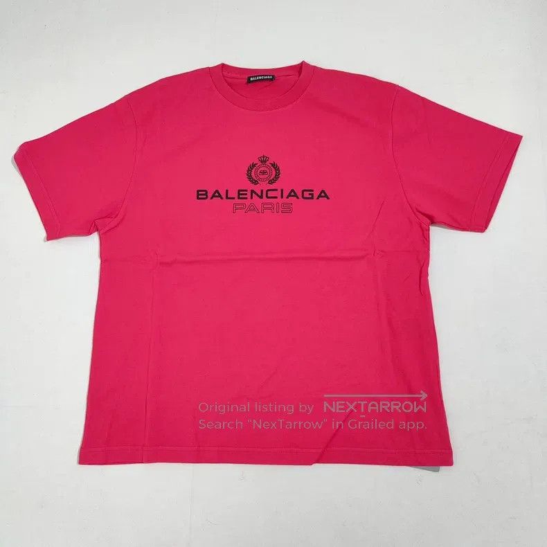 Balenciaga Balenciaga Red Short Sleeve T-Shirt Size US M / EU 48-50 / 2 - 1 Thumbnail