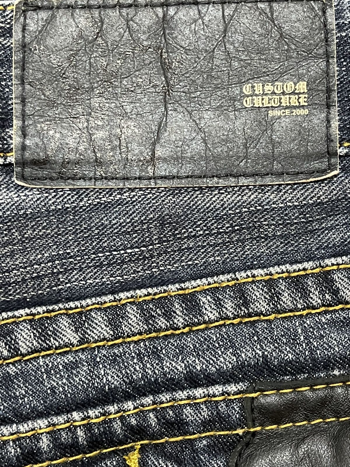 Hysteric Glamour Vintage Japanese Brand Wash Studded Style Baggy Jeans Size US 33 - 9 Thumbnail
