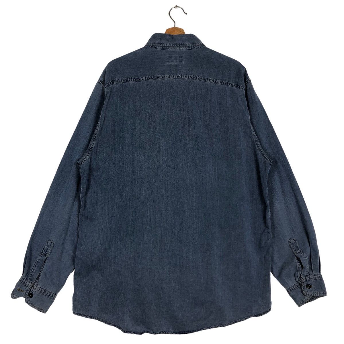 Japanese Brand 🔥90’s Vintage Chambrey Denim Jacket Edwin USA Size US XL / EU 56 / 4 - 8 Thumbnail