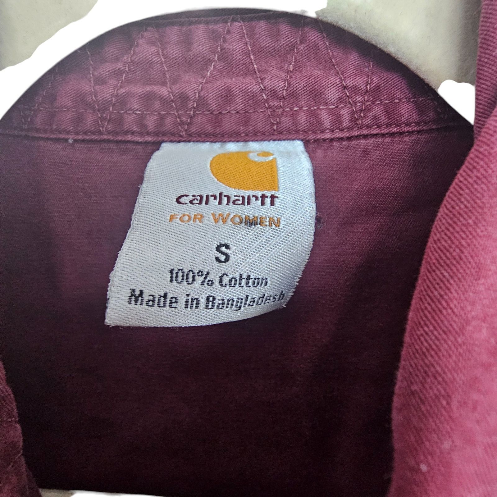 Carhartt Carhartt Womens Western Shirt Pearl Snap Size S Cowgirl Work Size S / US 4 / IT 40 - 6 Thumbnail