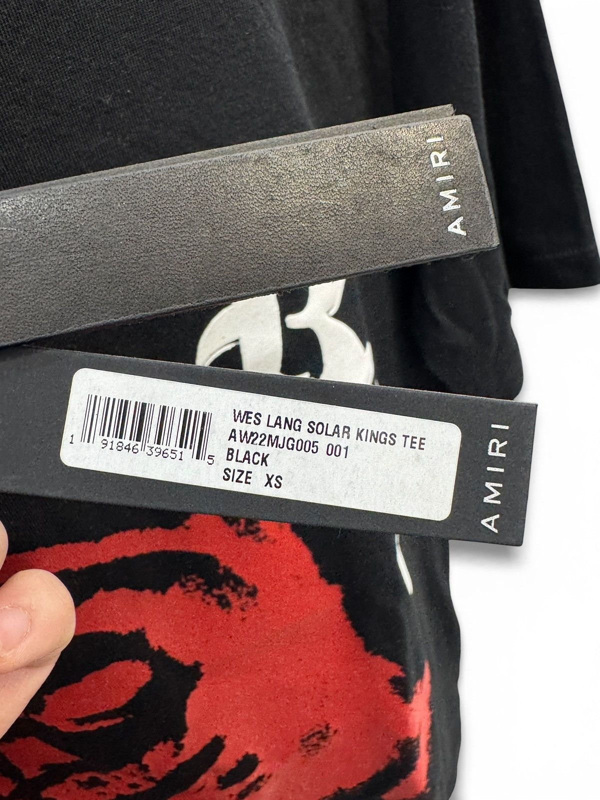 Amiri Amiri Black Wes Lang Solar Kings Shirt Size US XS / EU 42 / 0 - 8 Thumbnail