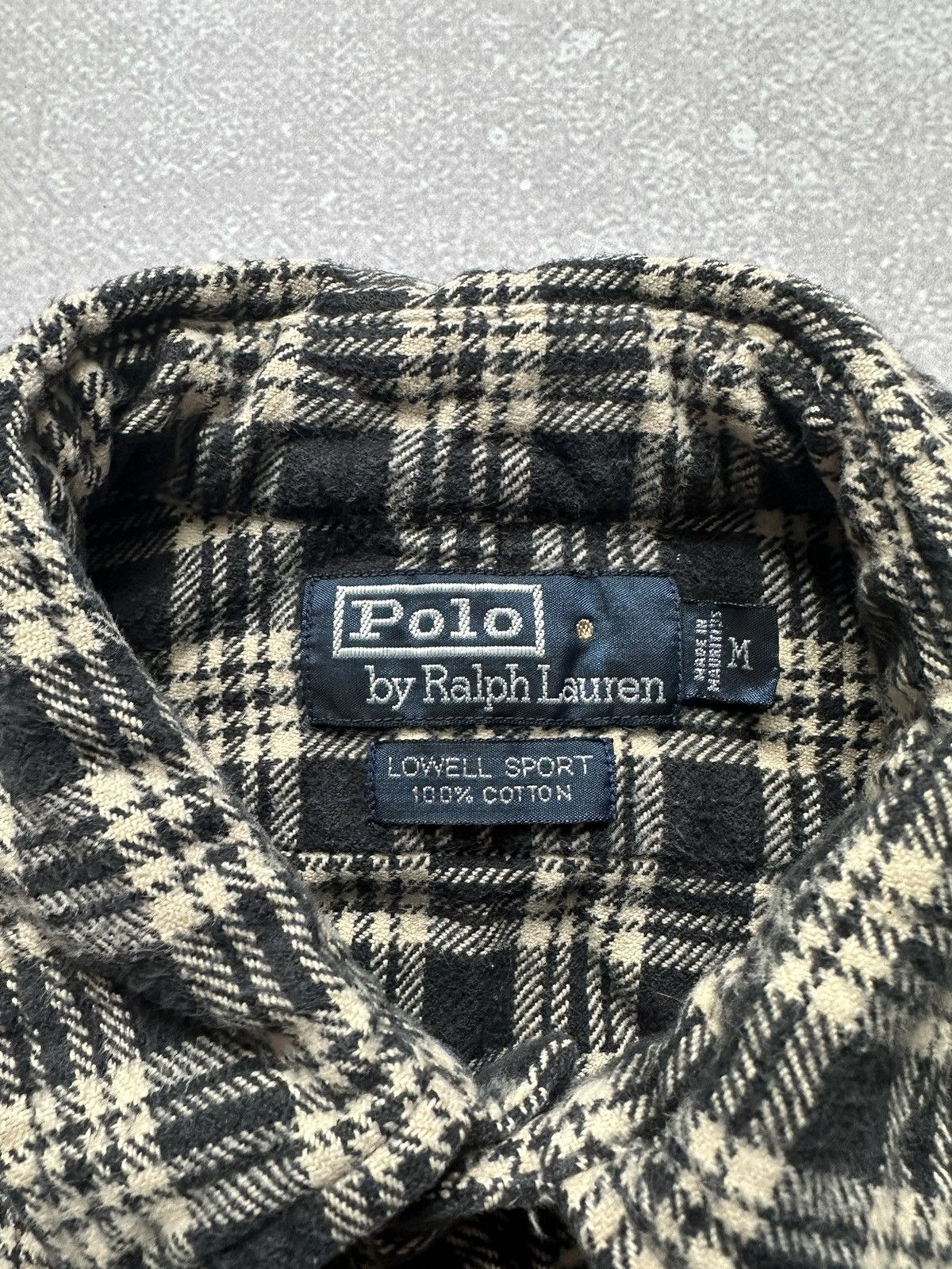 Polo Ralph Lauren × Vintage Polo Ralph Lauren Lowell Sport Button Up Plaid Flannel M Size US M / EU 48-50 / 2 - 4 Thumbnail