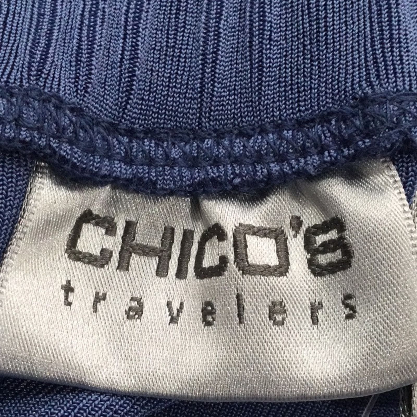 Chicos Chico's Travelers Charlotte Blue A-Line Skirt NWT 2/L/12 Size 34" / US 12 / IT 48 - 10 Thumbnail