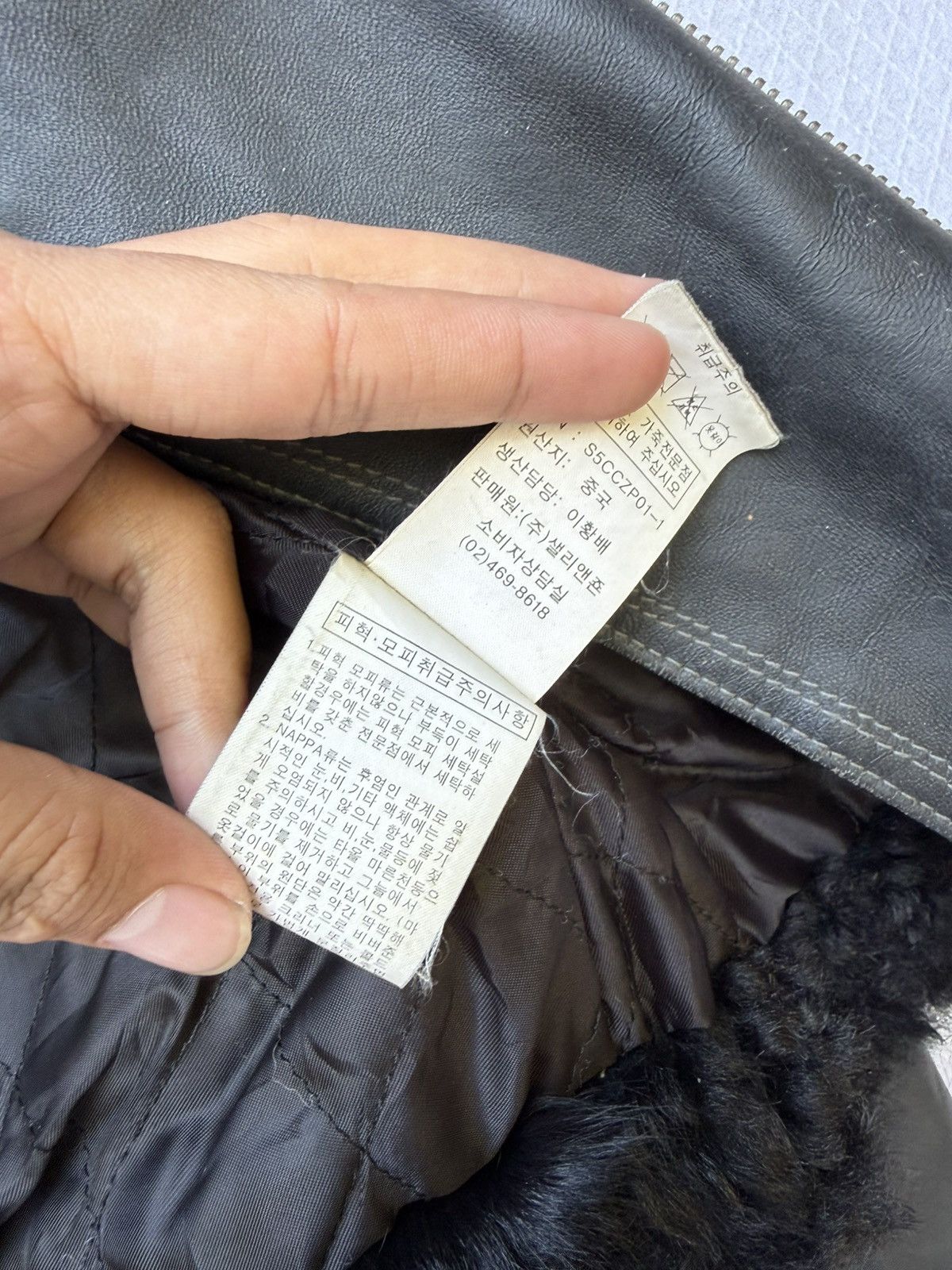 14th Addiction Sally&John Fur Leather Jacket Assymetrical Zipper Size US S / EU 44-46 / 1 - 13 Thumbnail