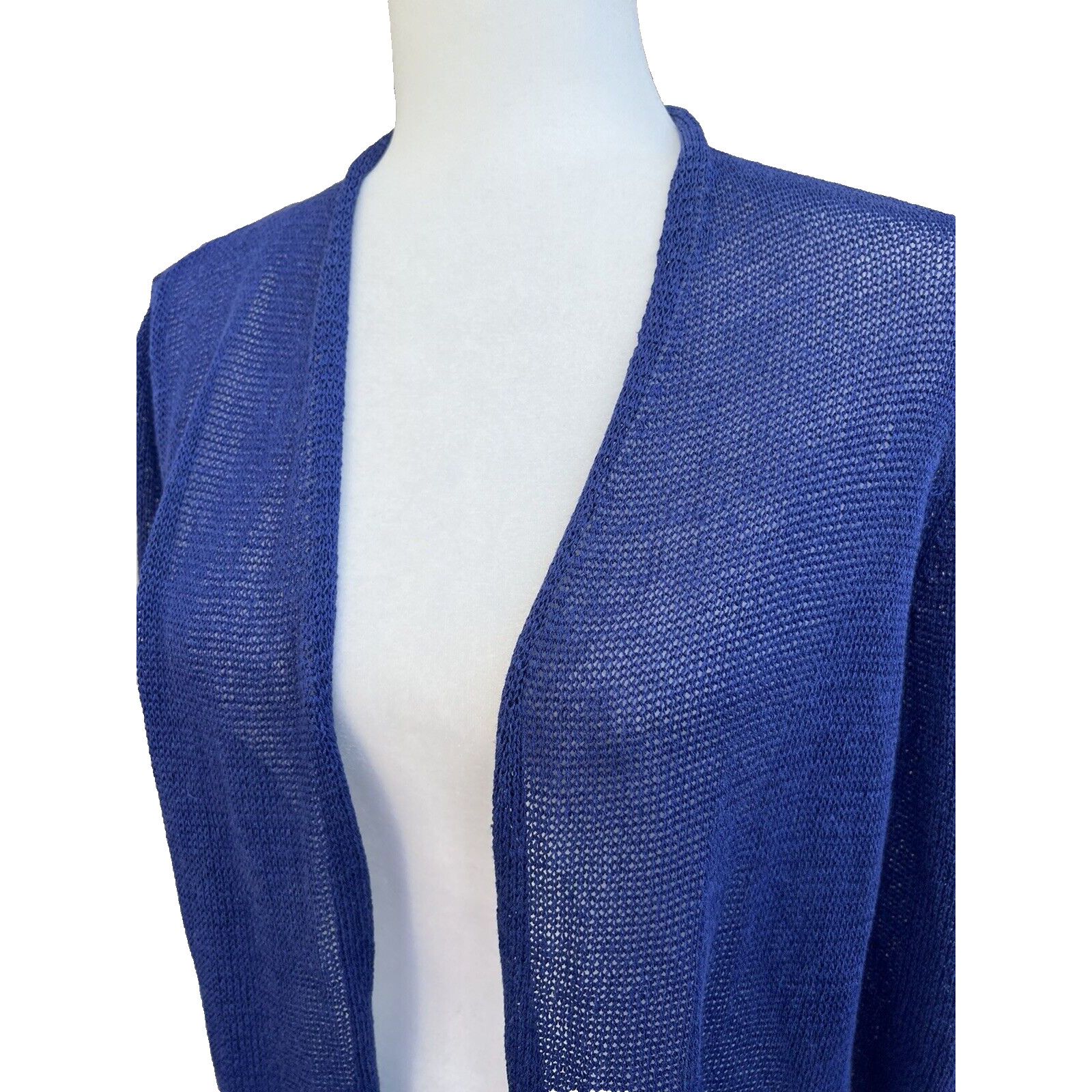 Eileen Fisher Eileen Fisher blue cardigan organic cotton size M A000241 Size M / US 6-8 / IT 42-44 - 3 Thumbnail