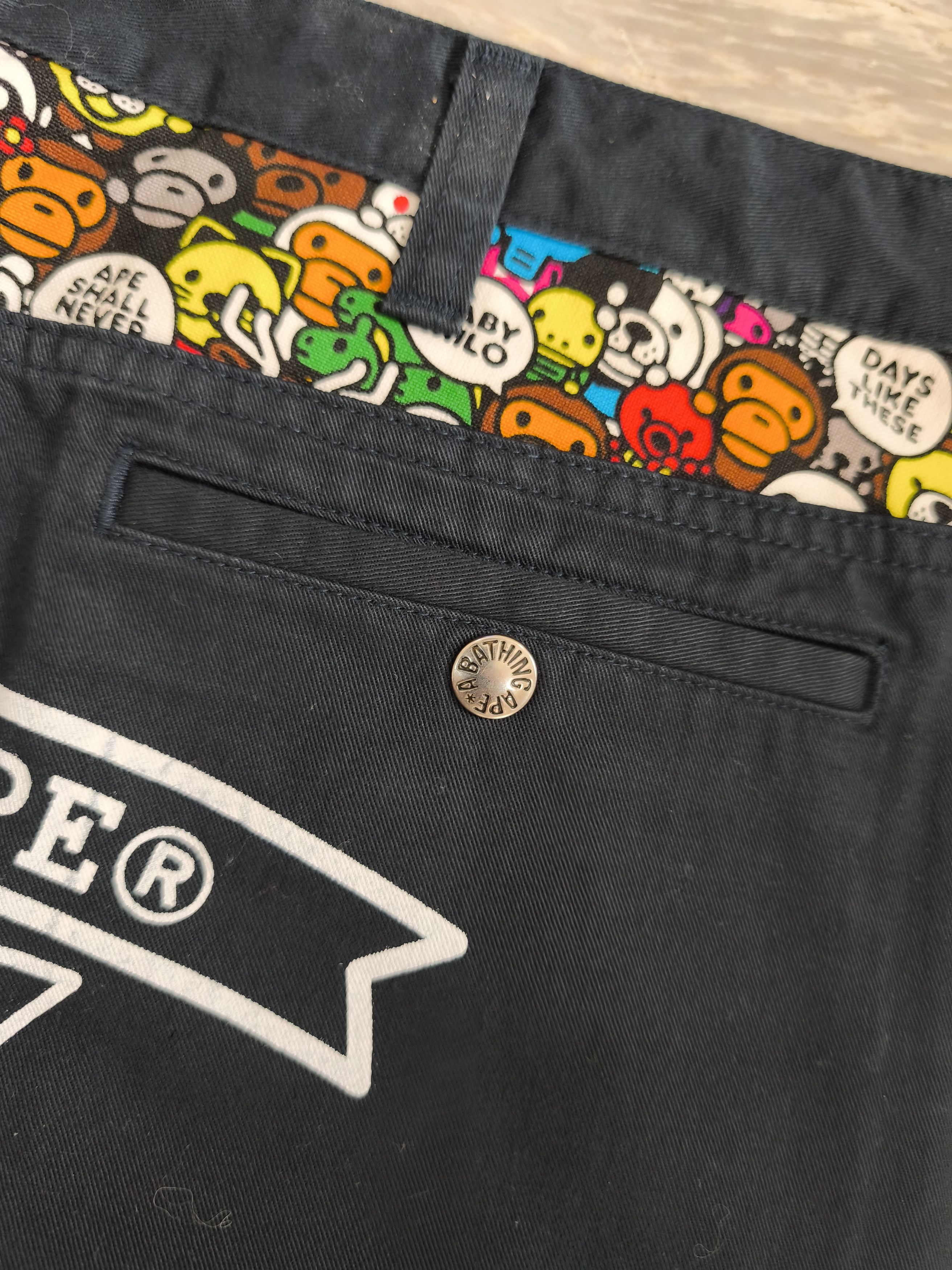Bape OG Bape Baby Milo Chino Pants Size US 37 - 4 Thumbnail