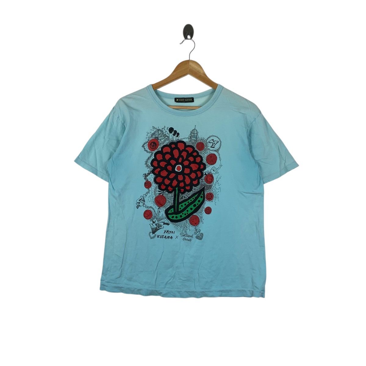 Yayoi Kusama YAYOI KUSAMA x SATOSHI OHNO 24 Hour Television Tee Shirt Top Size L / US 10 / IT 46 - 1 Thumbnail