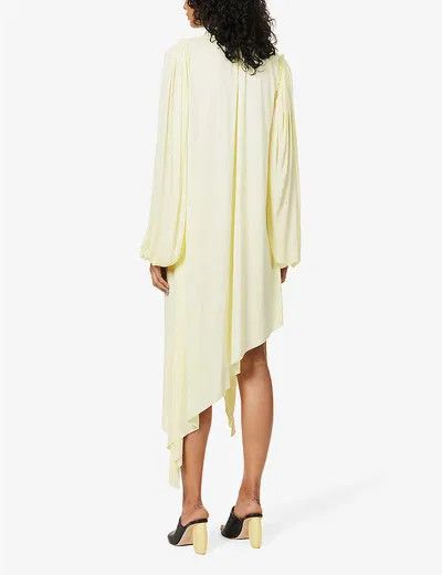 Loewe o1y1025 Mini Dress in Yellow Size M / US 6-8 / IT 42-44 - 4 Thumbnail