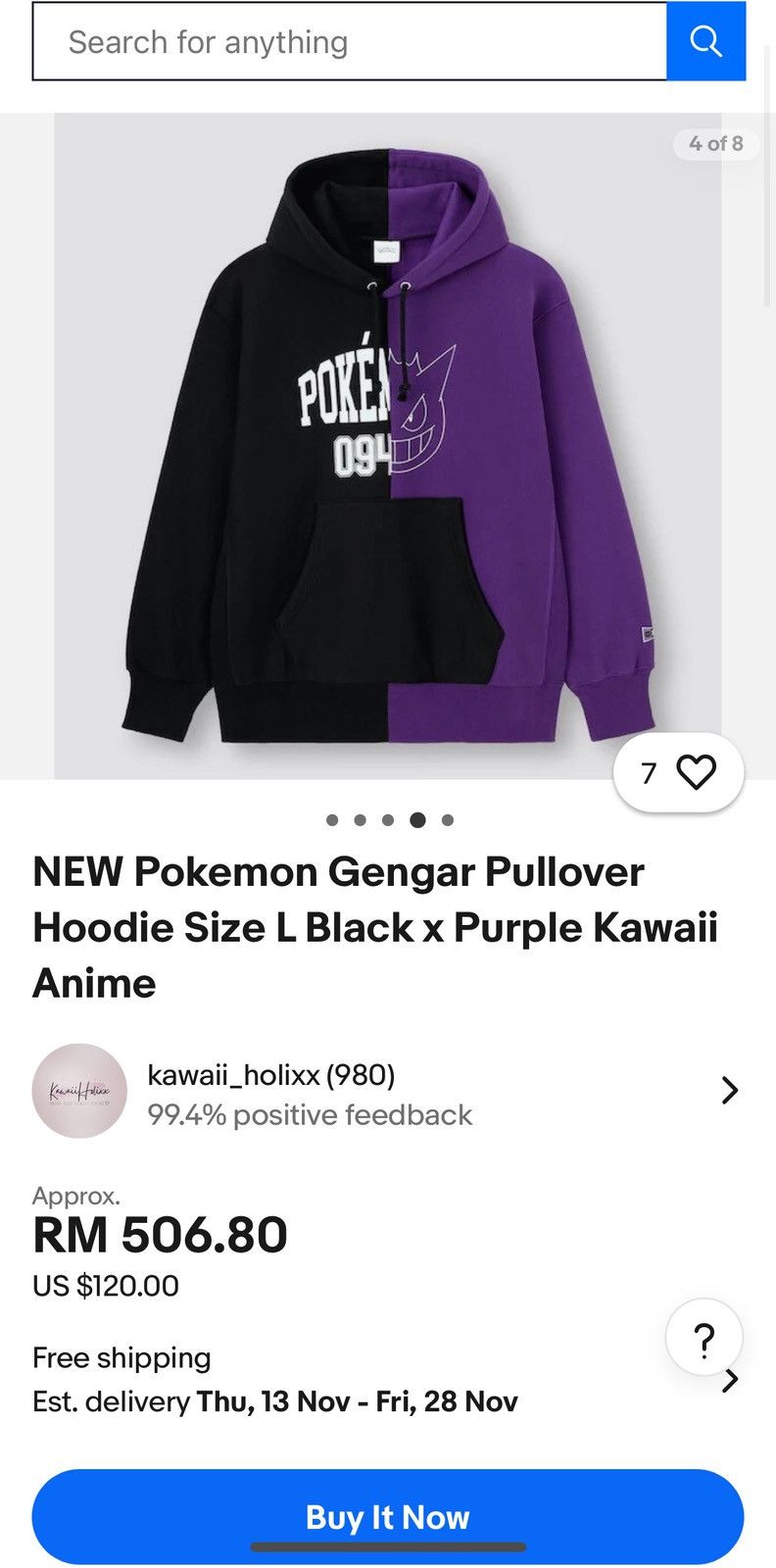 Other Pokemon hoodie Size US M / EU 48-50 / 2 - 7 Thumbnail