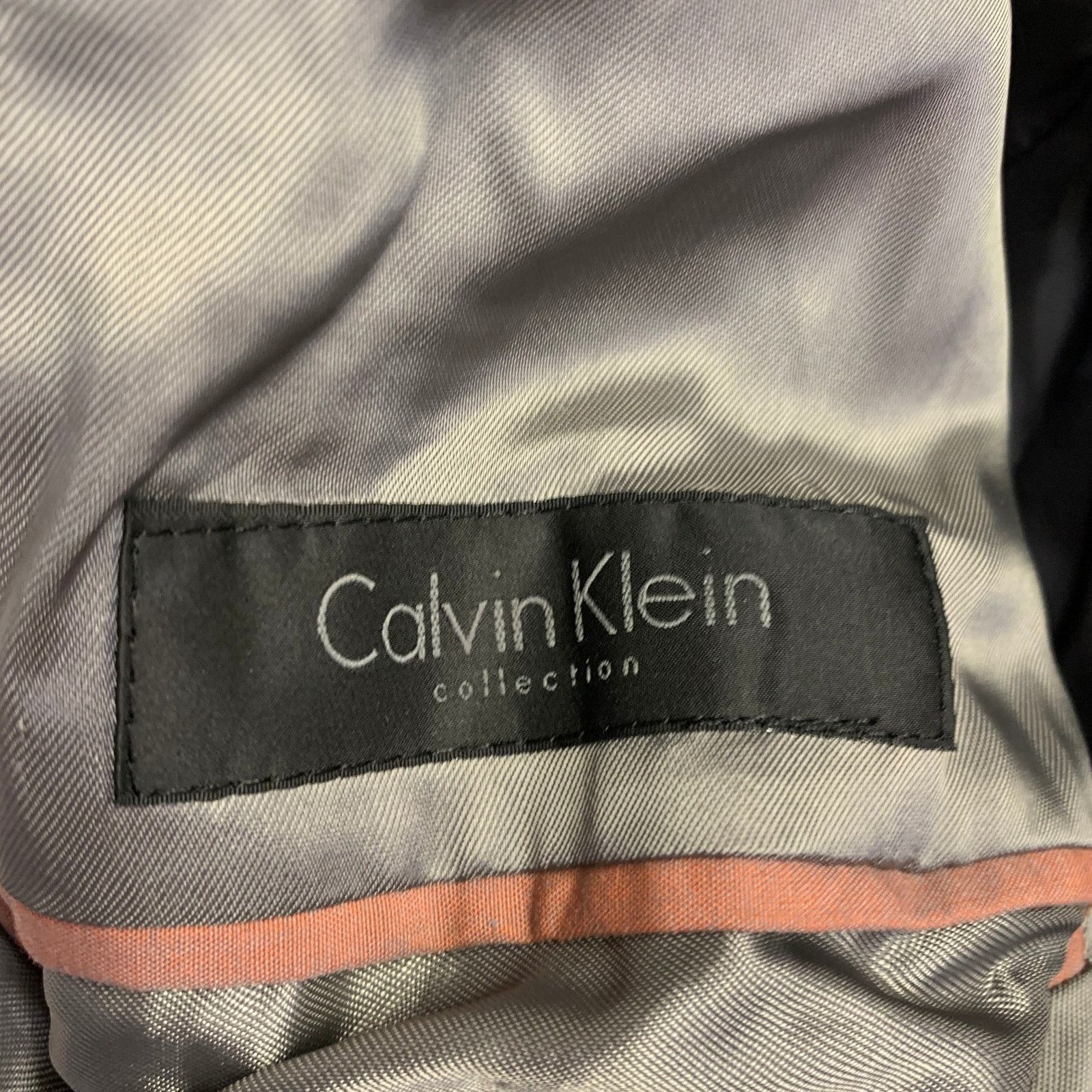 Calvin Klein Size 41 Mauve Iridescent Cotton Sport Coat Size 40R - 5 Thumbnail