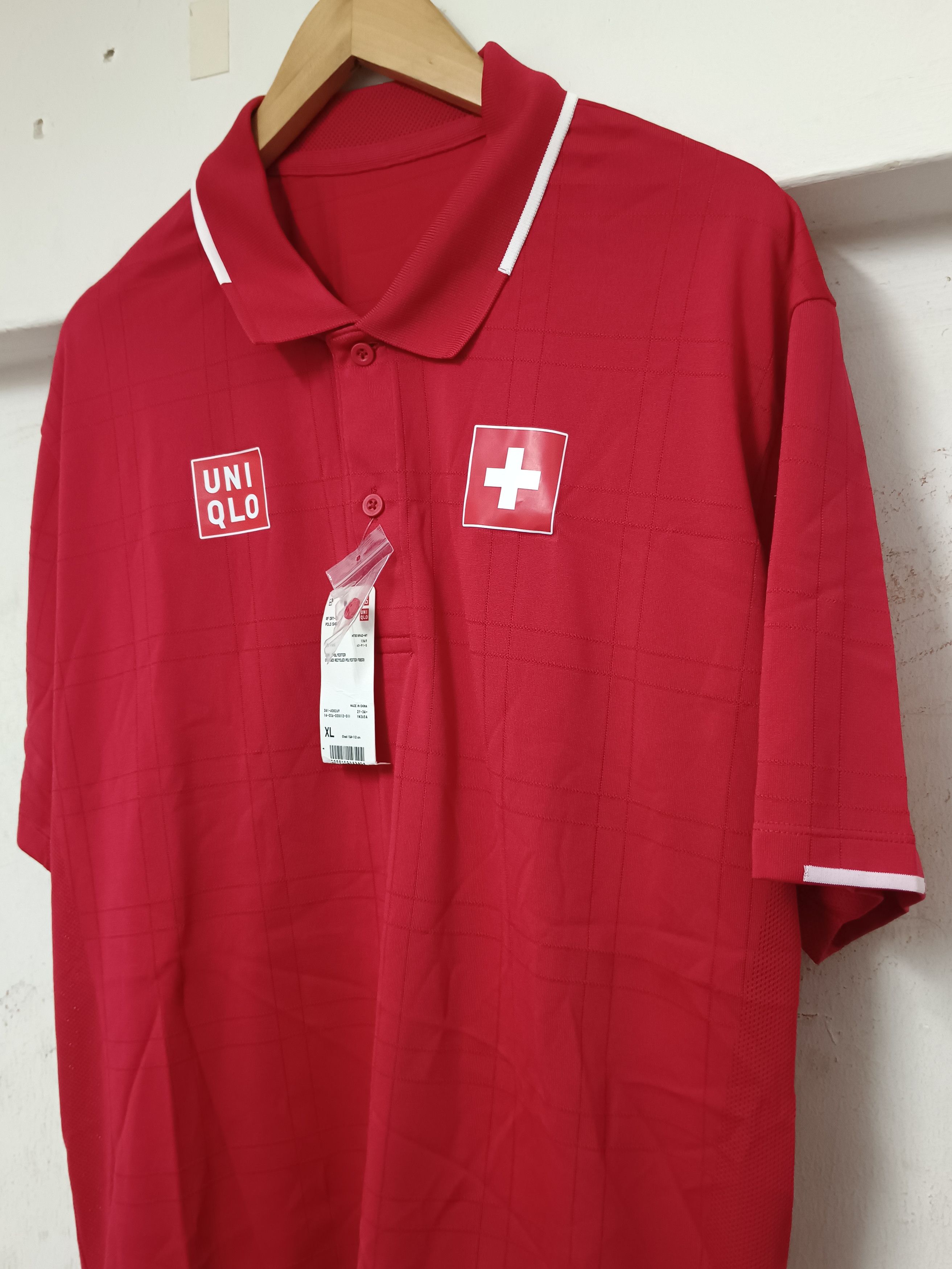 Sports Specialties Roger Federer x Uniqlo 2021 Olympics Tokyo DRY-EX Polo Size US XL / EU 56 / 4 - 5 Thumbnail