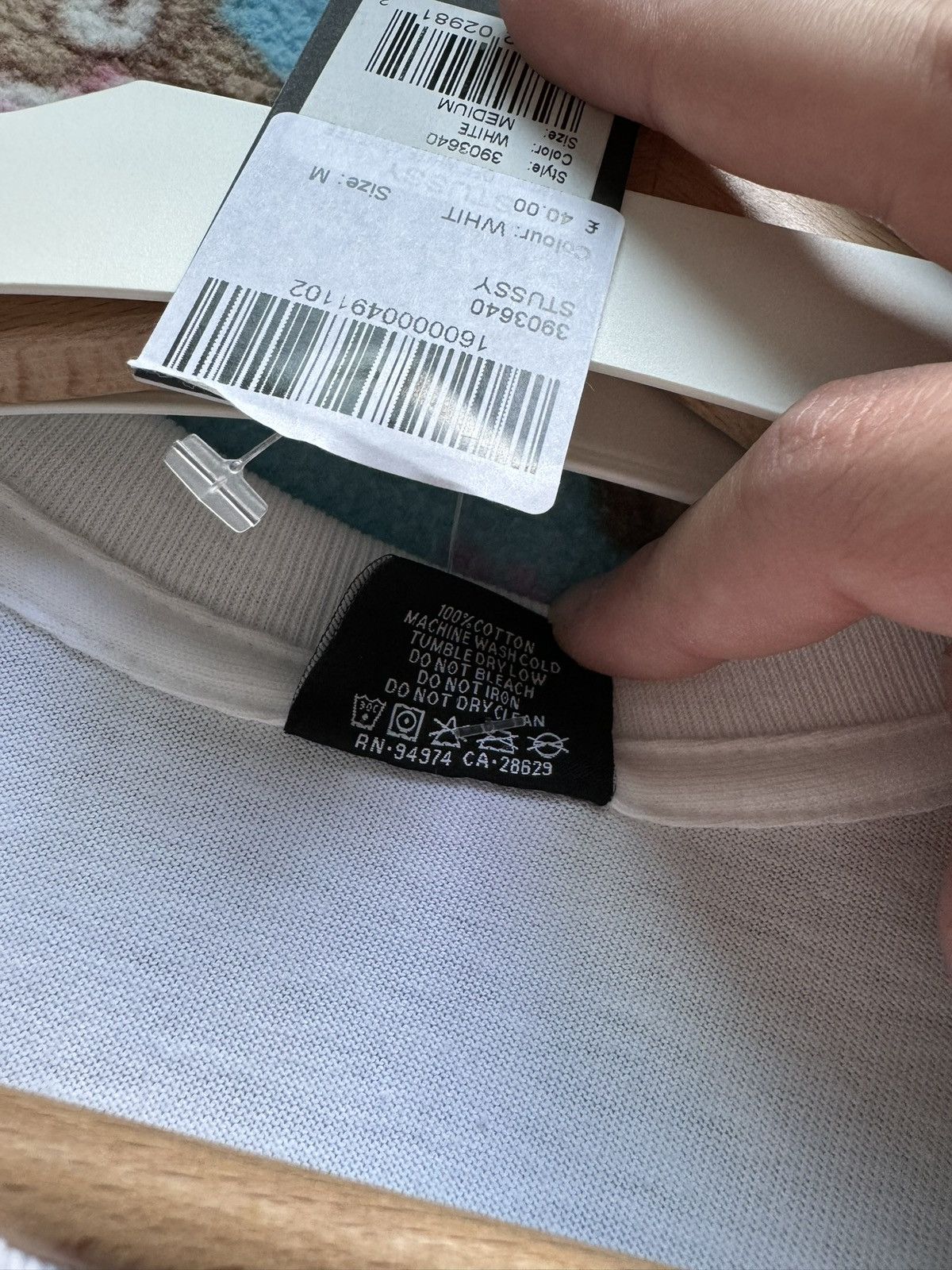 Stussy Stussy x Virgil Abloh (Off-White) tee white Size US M / EU 48-50 / 2 - 4 Thumbnail