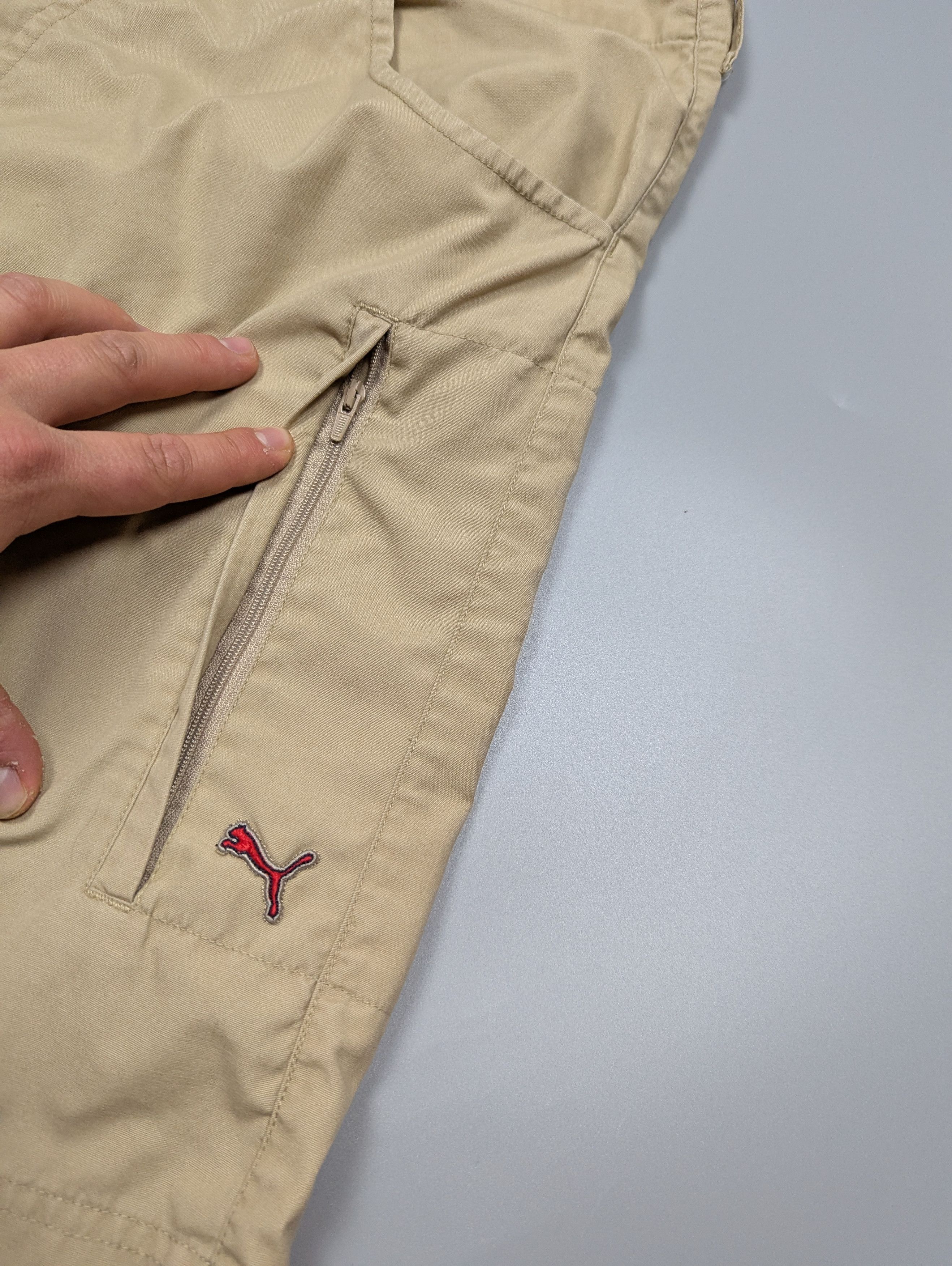Other PUMA Vintage Men's Light Brown Short Shorts | Size L Size US 34 / EU 50 - 5 Thumbnail