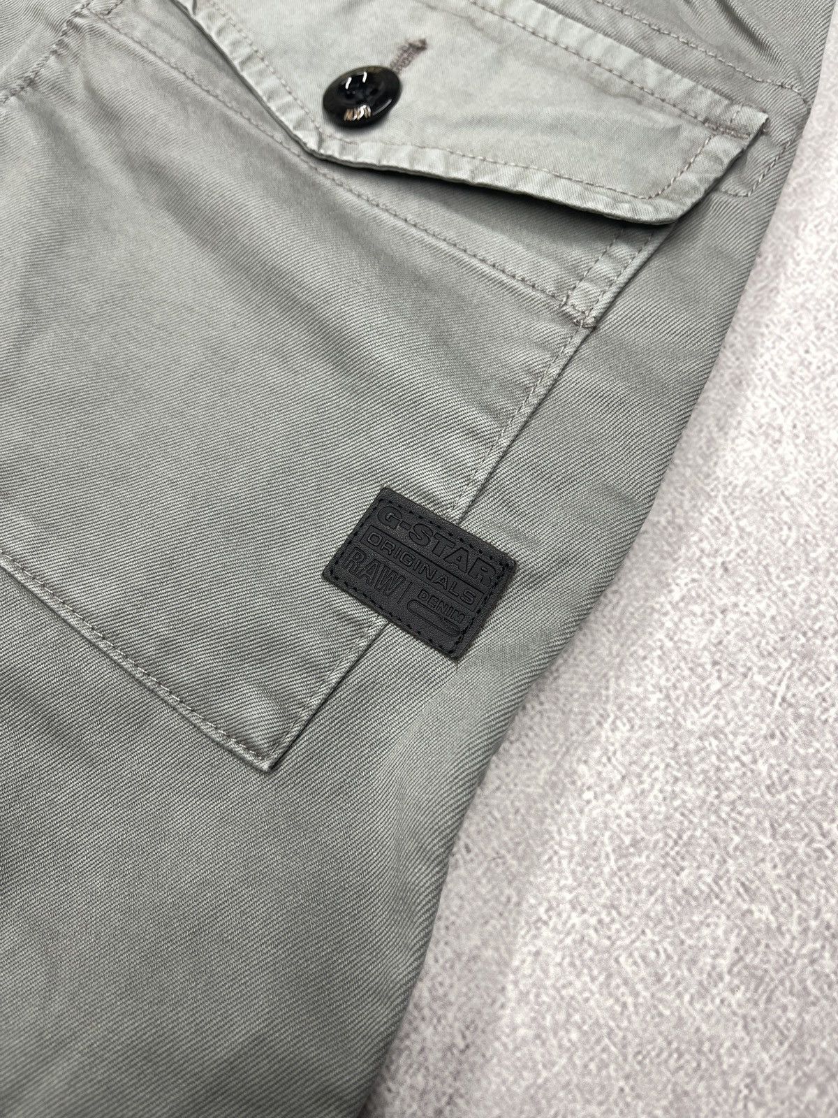 G-Star Mens G Star Raw Torrick Relaxed Cargo Pants Grey Multipocket Size US 32 / EU 48 - 10 Thumbnail