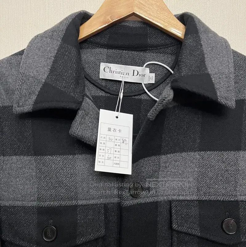 Dior Dior Black and Gray Wool Men's Jacket . Size US M / EU 48-50 / 2 - 5 Thumbnail