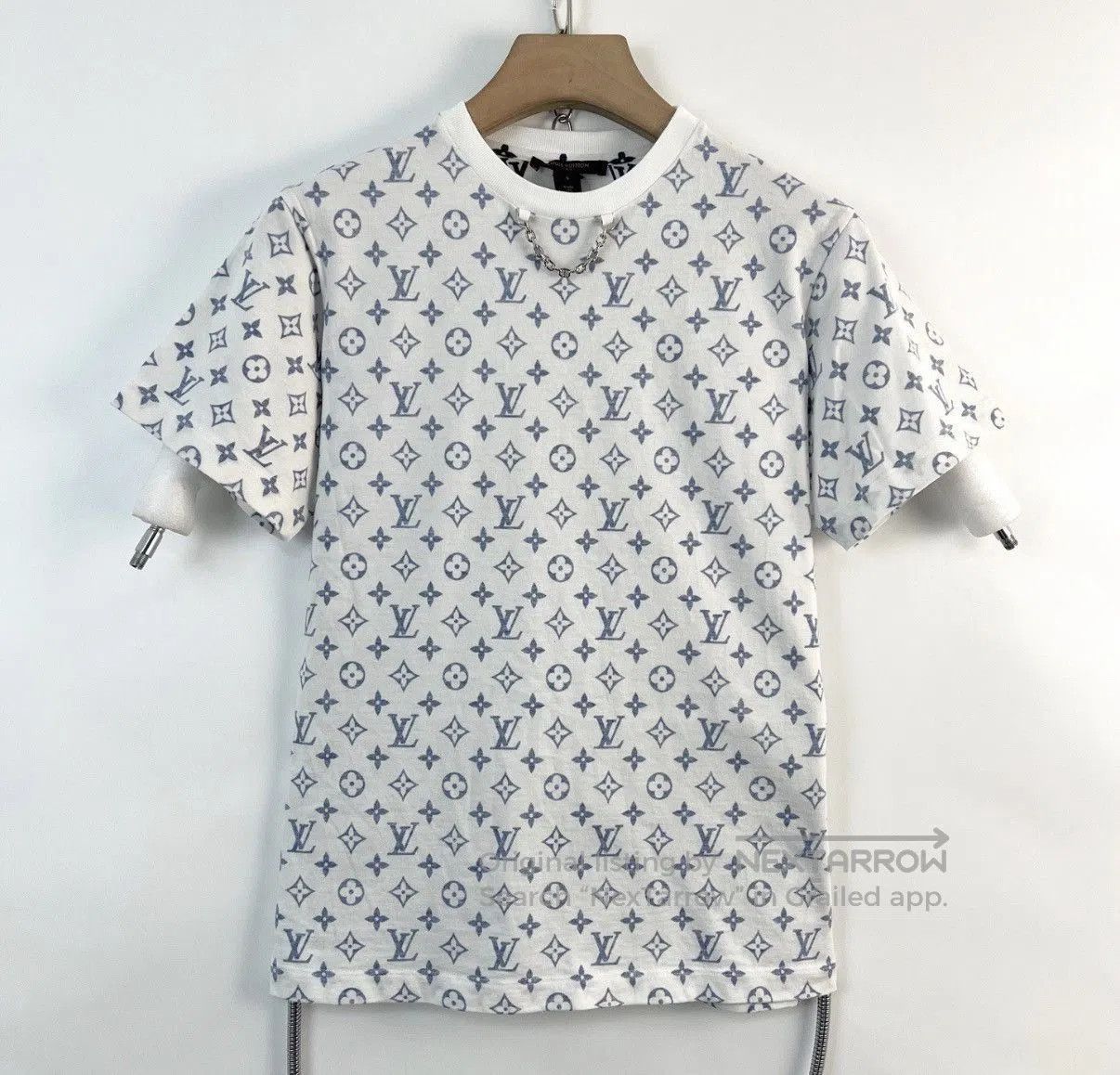 Louis Vuitton White Patterned Short-Sleeve T-Shirt. Size US S / EU 44-46 / 1 - 1 Thumbnail