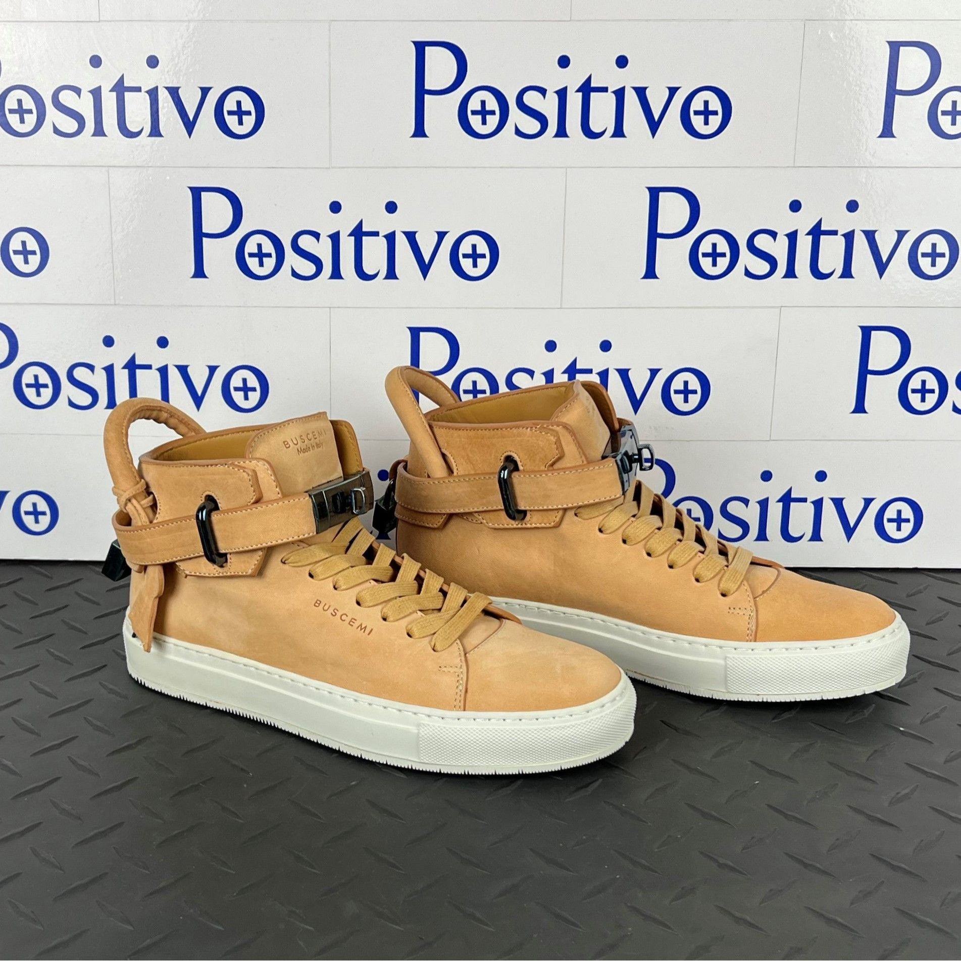 Buscemi Buscemi 100MM Vegtan/Avorio Leather Sneakers US 6 SAMPLE Size US 6 / EU 39 - 4 Thumbnail