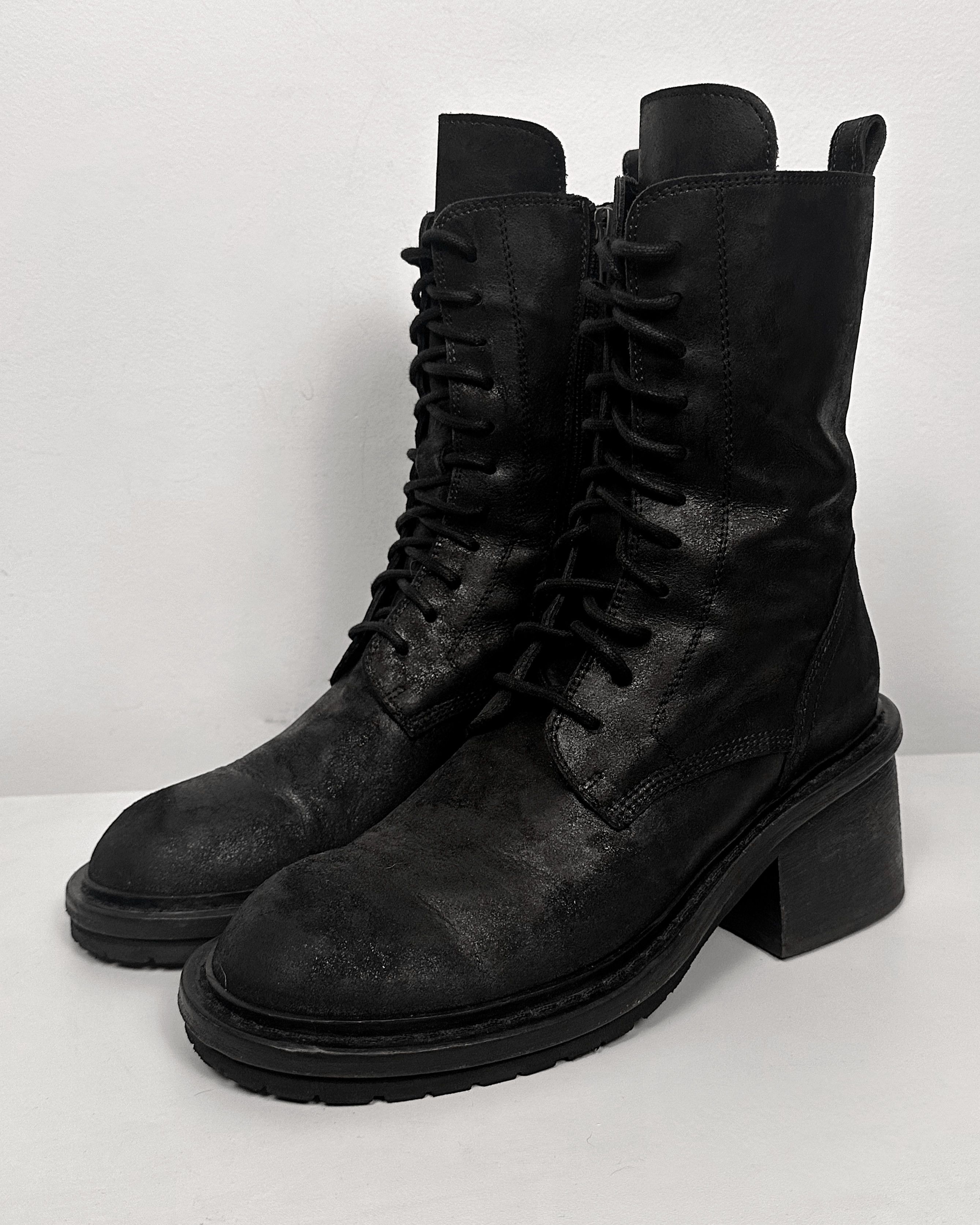 Ann Demeulemeester Ann Demeulemeester Shearling Leather Heike Boots Size US 7 / EU 40 - 6 Thumbnail