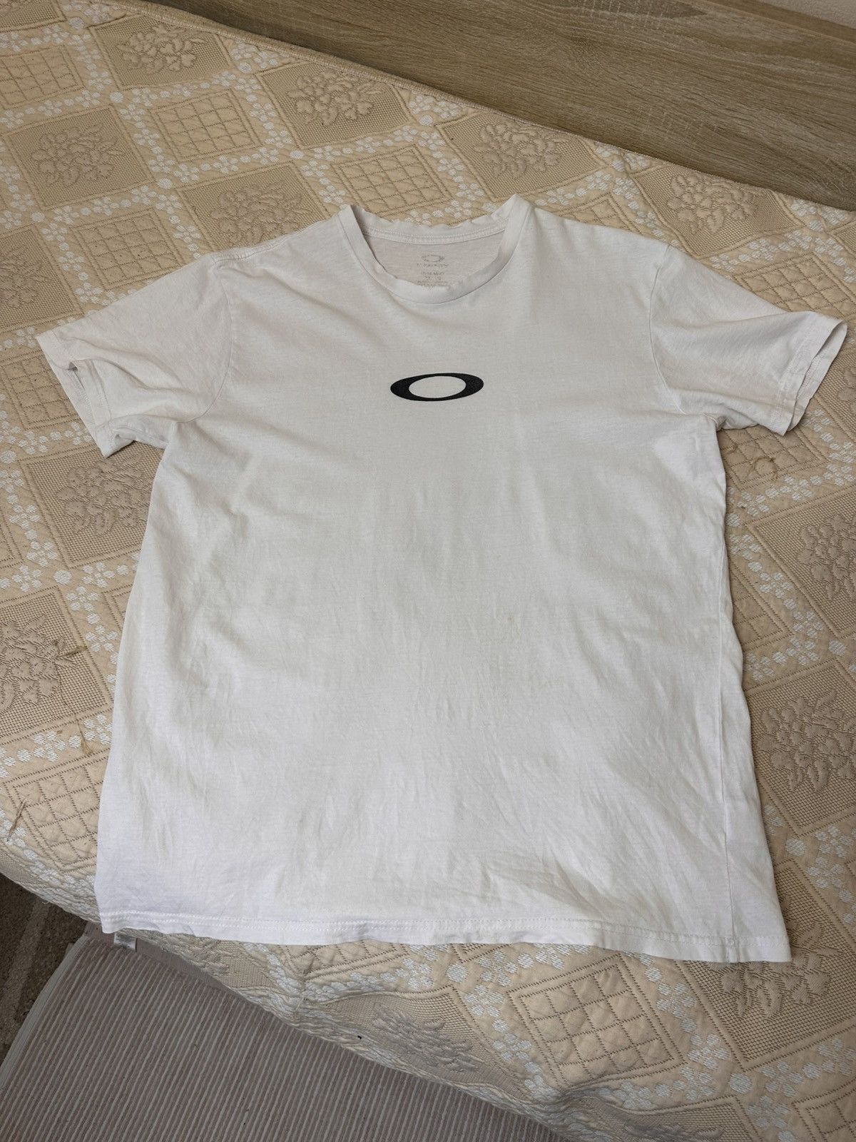 Oakley 🔥 Vintage 00s Oakley Software Centre Logo Washed Tee Shirt Size US L / EU 52-54 / 3 - 3 Thumbnail