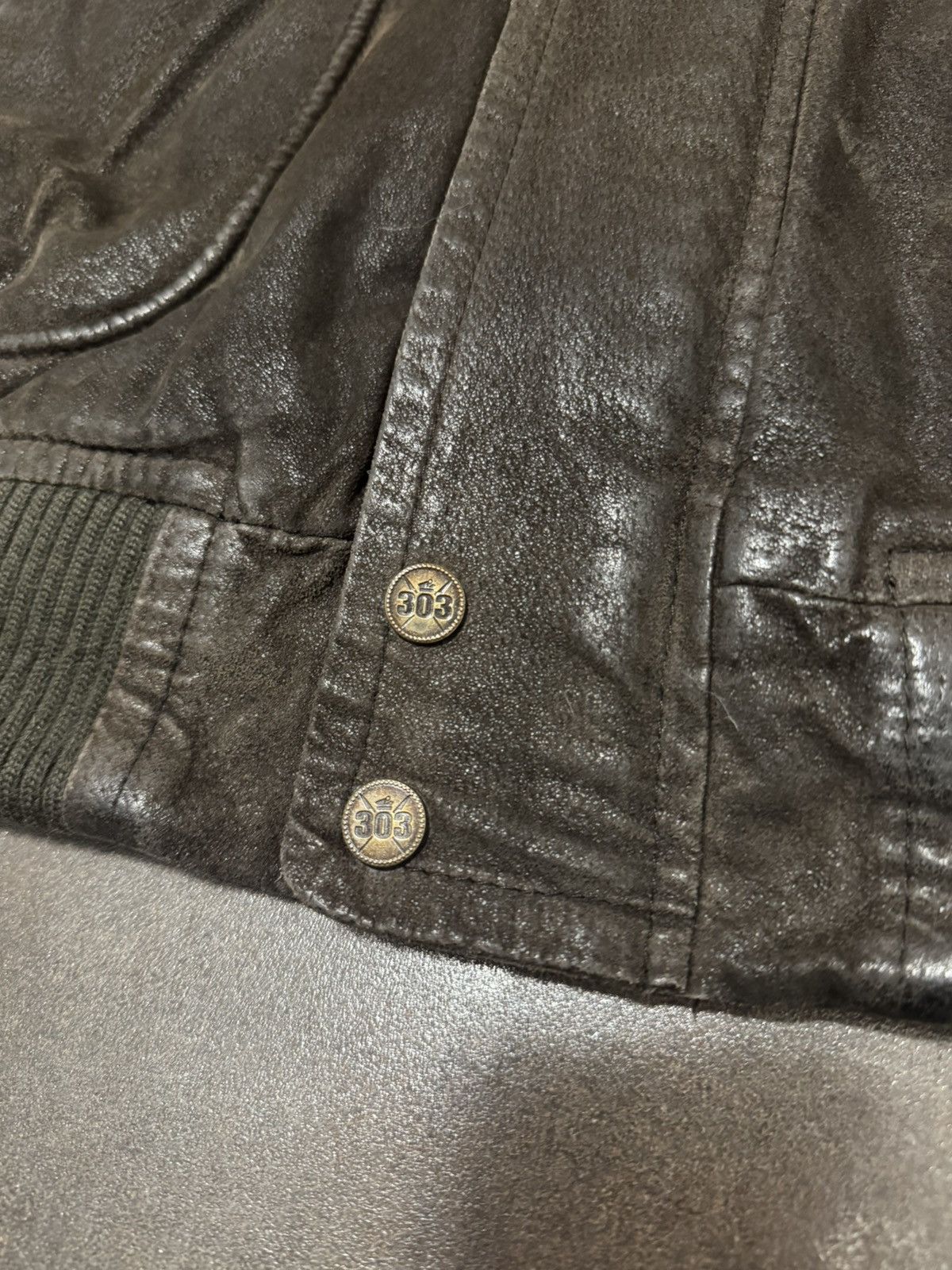 Other Ochnik Men's Pilot Leather Jacket 303 Squadron Size US XL / EU 56 / 4 - 4 Thumbnail