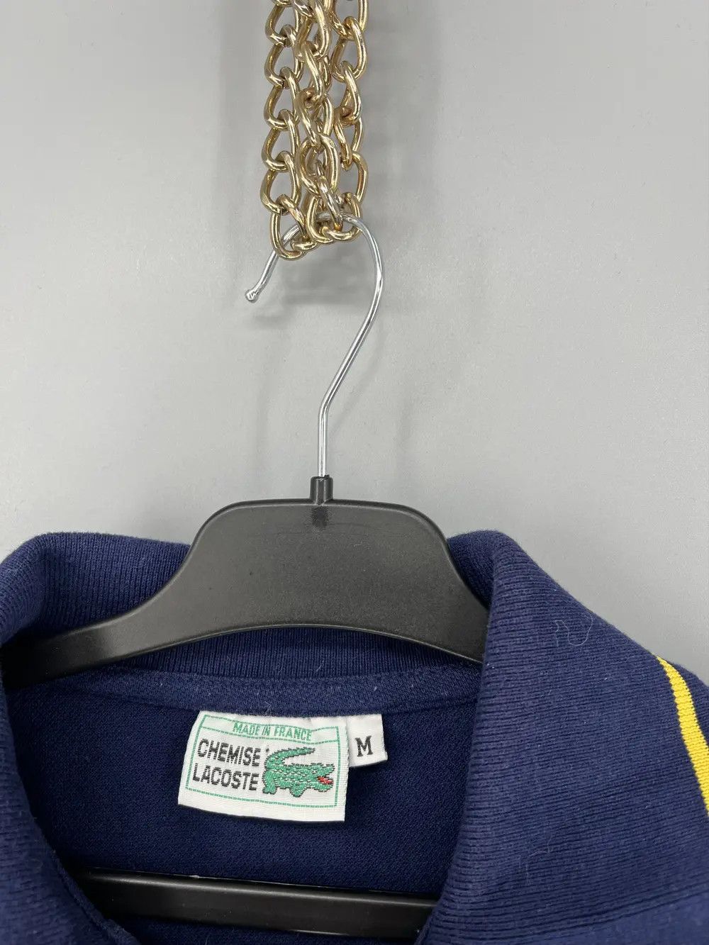 Lacoste Vintage Chemise Lacoste Big Logo Made in France Polo t-shirt Size US M / EU 48-50 / 2 - 6 Thumbnail