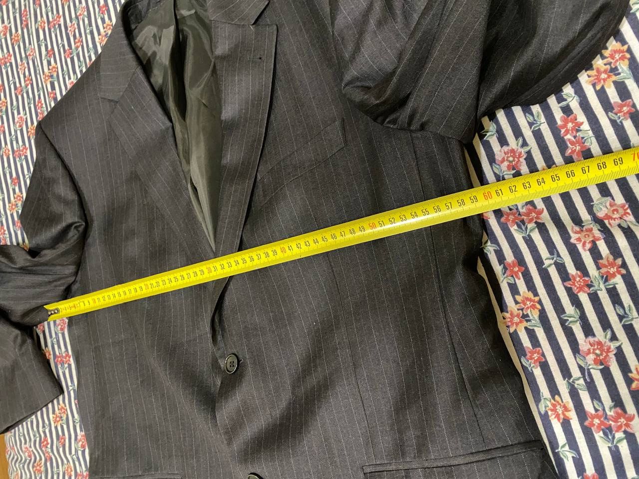 Balmain Luxury Balmain Classic Fit Striped Suit Size 44R Size 44R - 8 Thumbnail