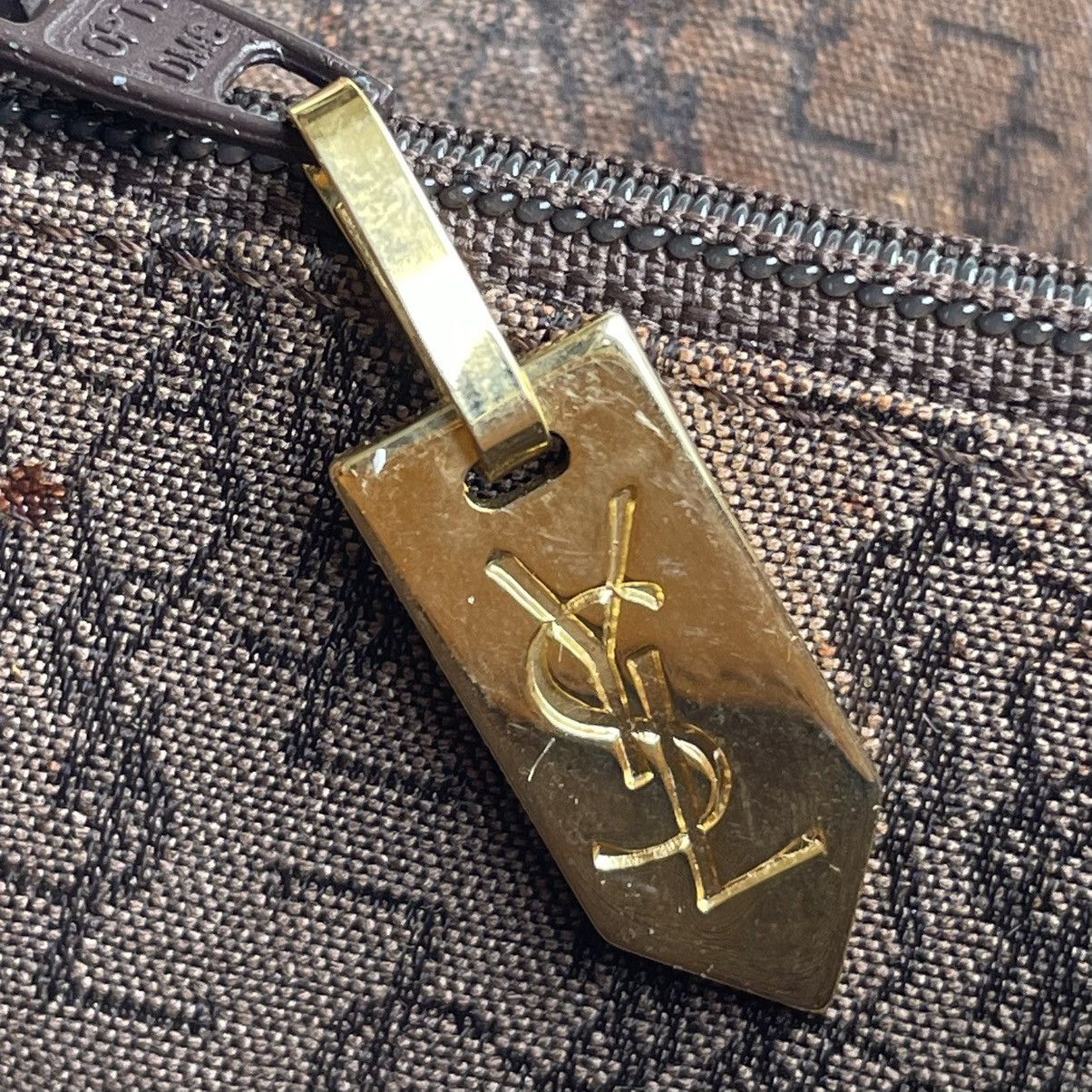 Yves Saint Laurent Vintage Yves Saint Launrent Off White/Tan Leather Crossbody Size ONE SIZE - 8 Thumbnail