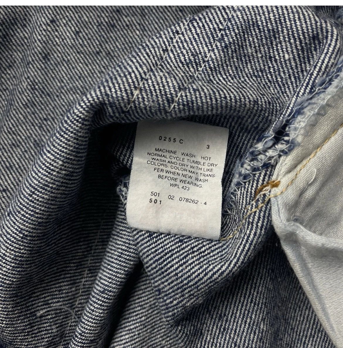 Levi's Levis 501 Made in USA new 1987 33x34 Shrink to fit. Size US 33 - 7 Thumbnail