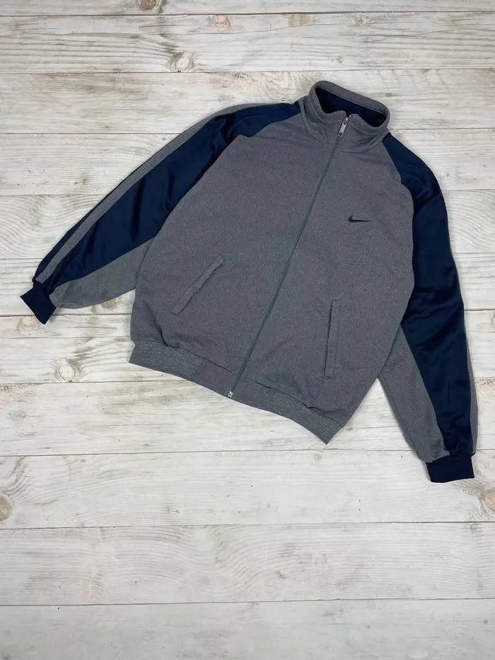 Nike Vintage Nike Track Jacket 00s Logo Swoosh Tracksuit Striped Size US M / EU 48-50 / 2 - 1 Thumbnail