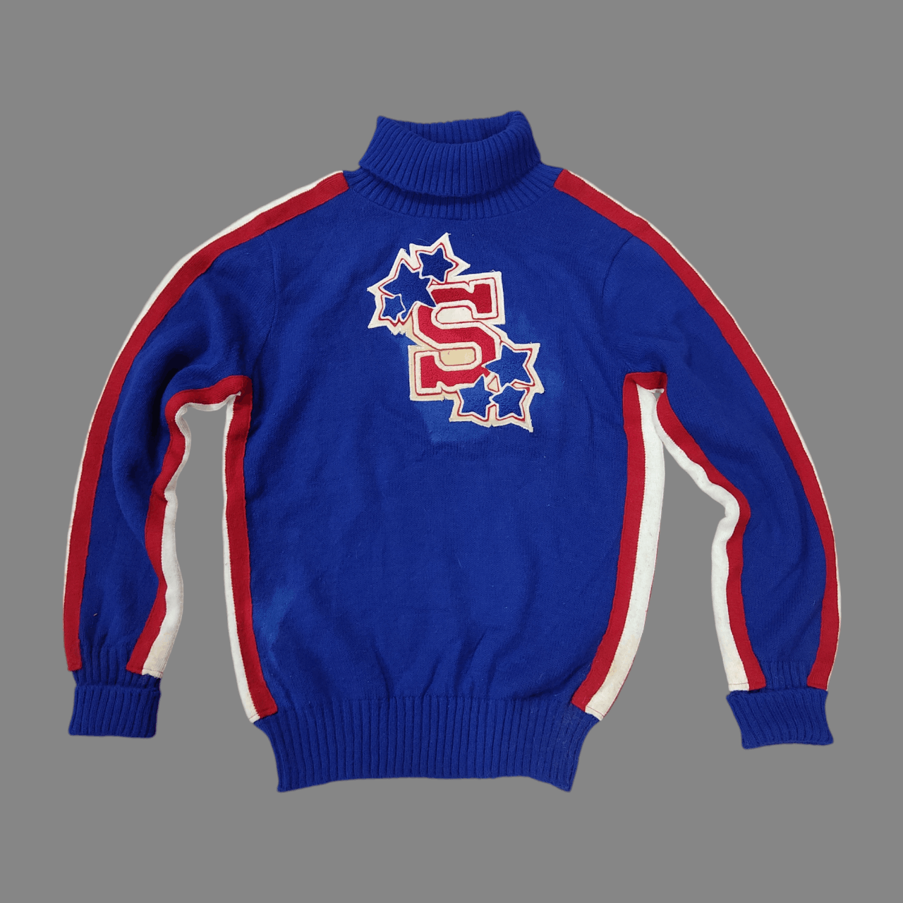 Vintage Vintage 80s 90s American Football Cheerleader Knit Sweater Size M / US 6-8 / IT 42-44 - 1 Thumbnail