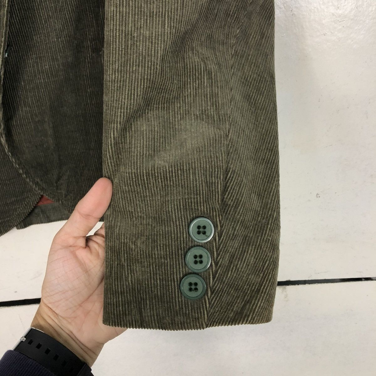 Vintage 🔥VINTAGE CORDUROY CHORE JACKET TOPCOAT ENGLAND ISSEY MIYAKE Size US S / EU 44-46 / 1 - 16 Thumbnail