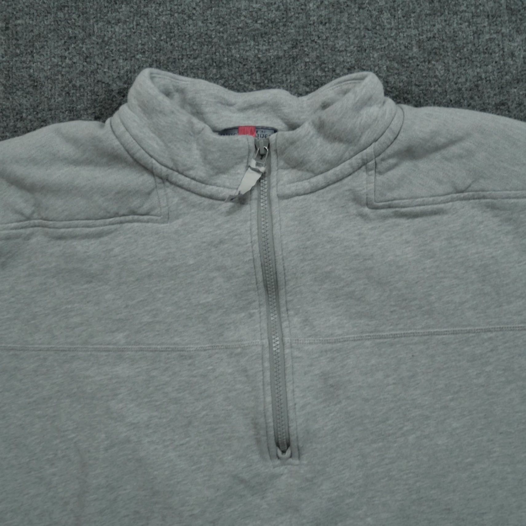 Vineyard Vines Vineyard Vines Sweatshirt Mens 2XL Grey 1/4 Zip Fleece Mock Neck Pullover Zip Sweater Size US XXL / EU 58 / 5 - 3 Thumbnail